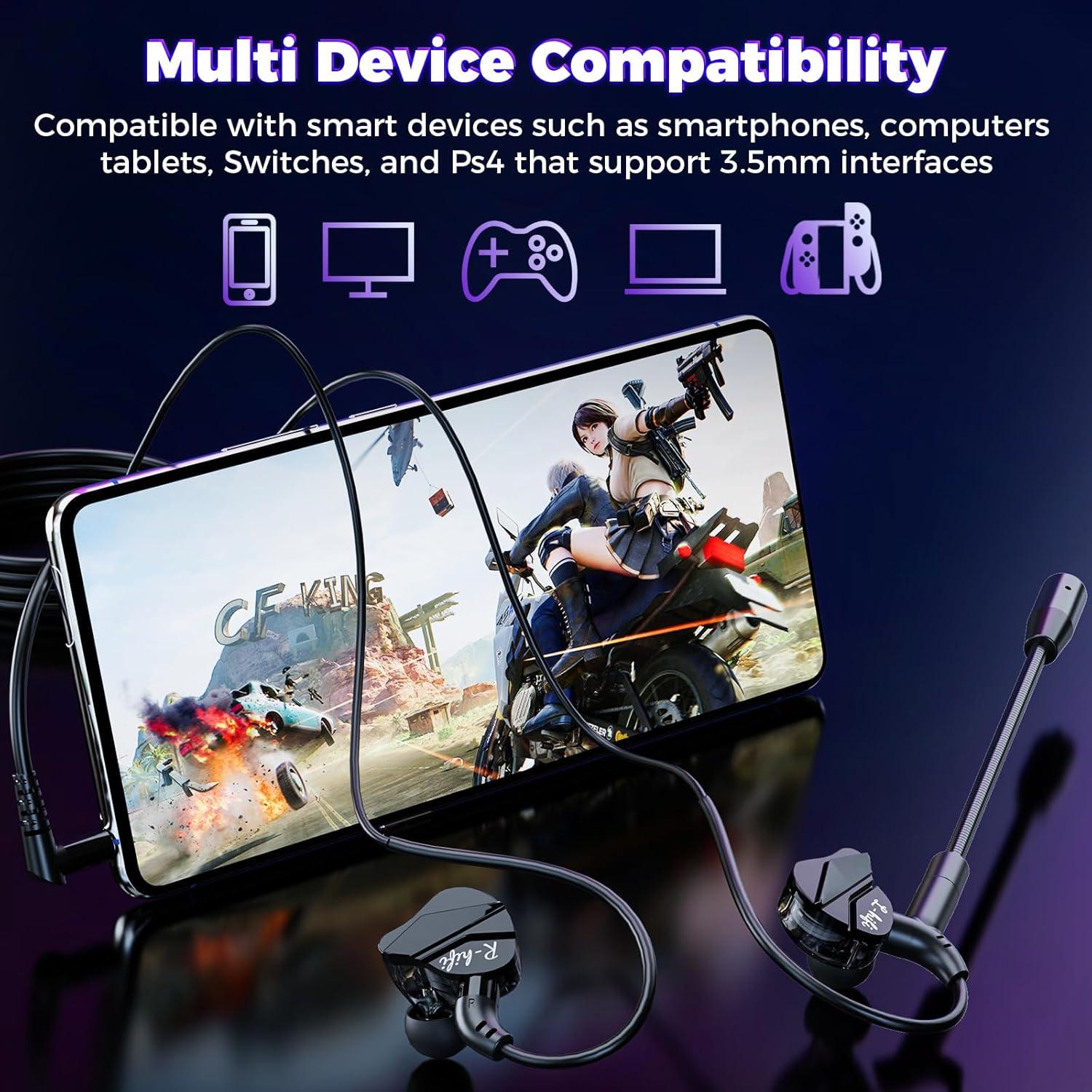 Auriculares Gaming BlueFire In-Ear con Micrófono y Cancelación de Ruido