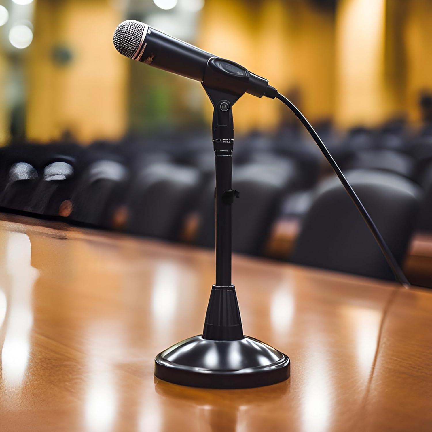 Soporte de Micrófono Toyvian 20 Pcs Clips de Cable Negro