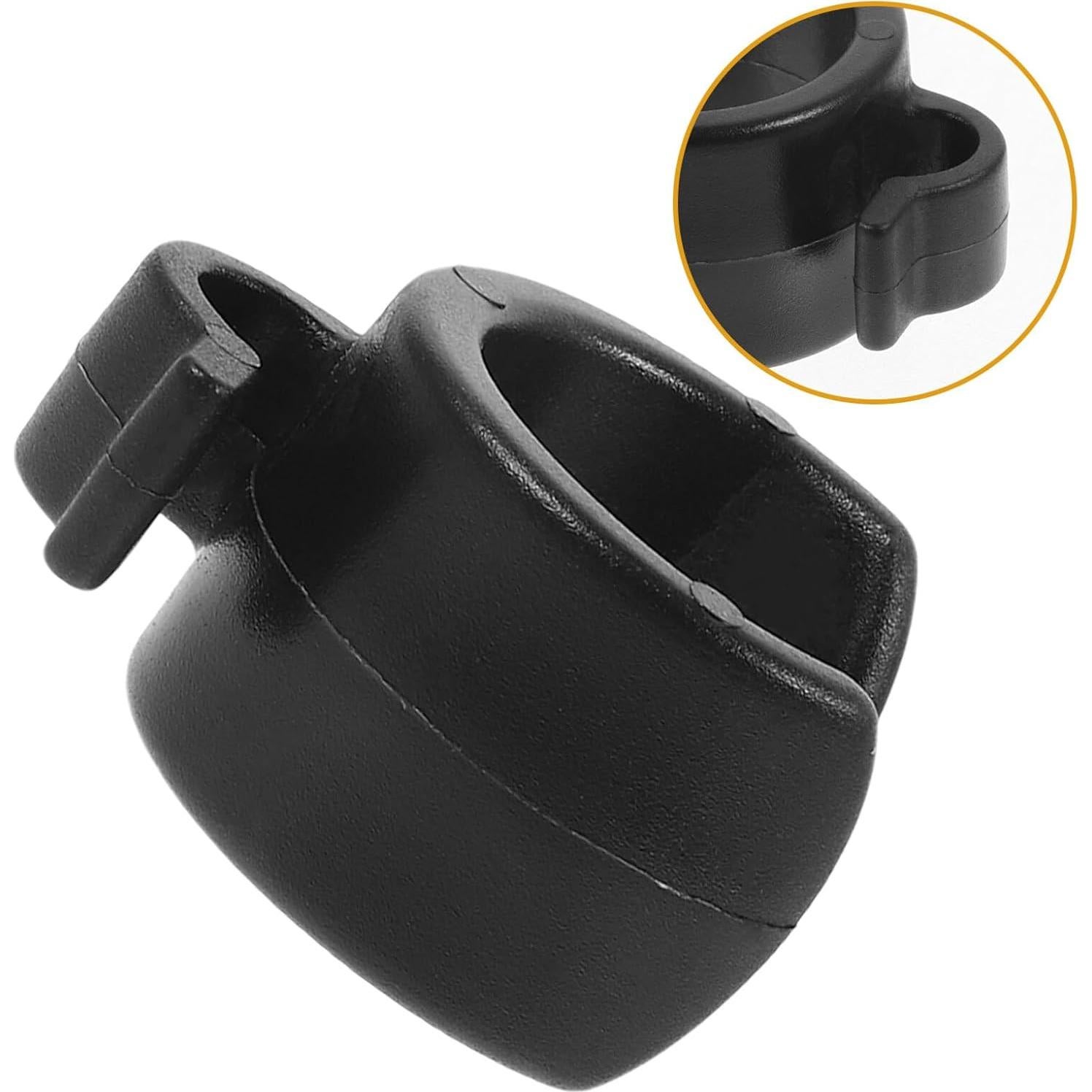 Soporte de Micrófono Toyvian 20 Pcs Clips de Cable Negro