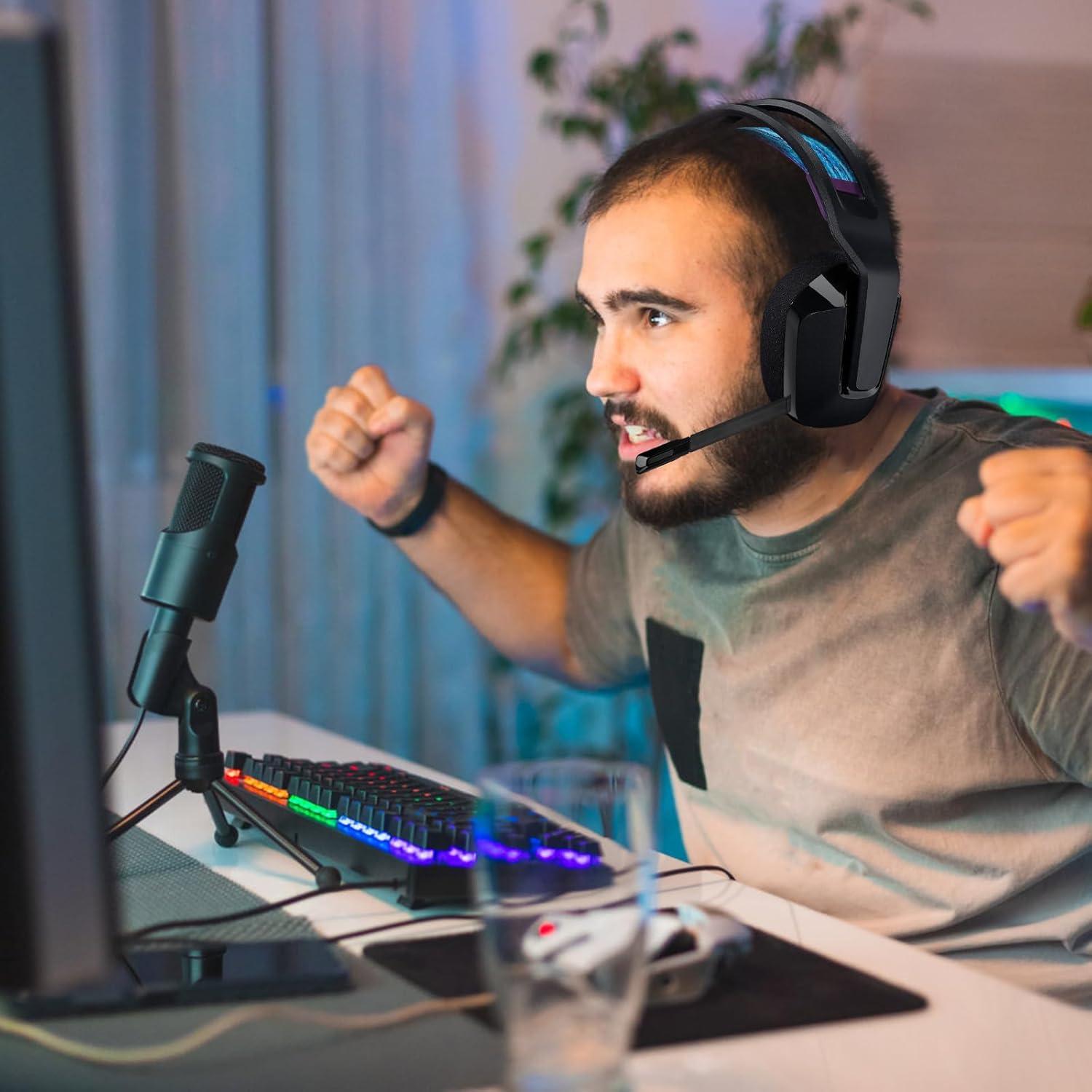 Micrófono de brazo desmontable Sqrmekoko para Logitech G733