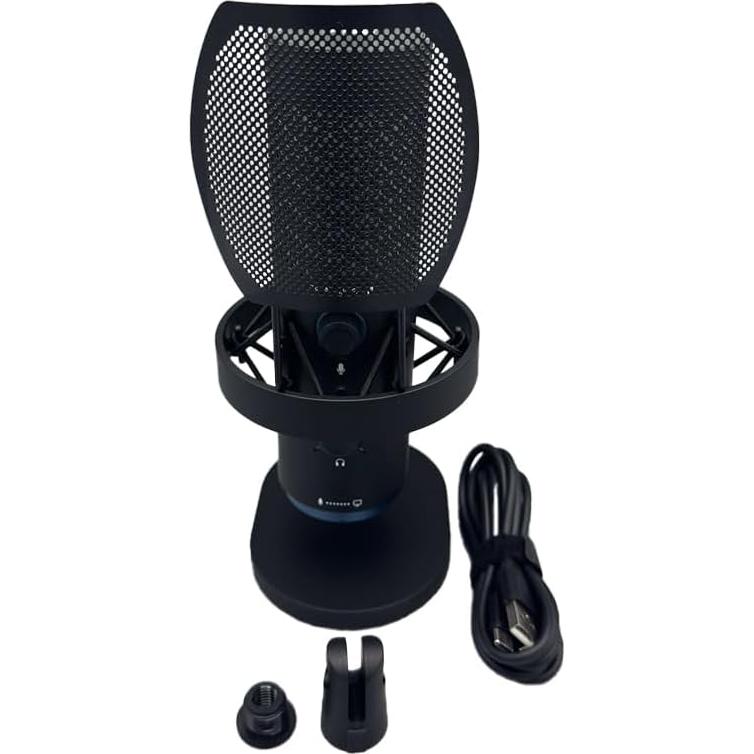 Micrófono USB VybeSound K5TX para Juegos y Streaming