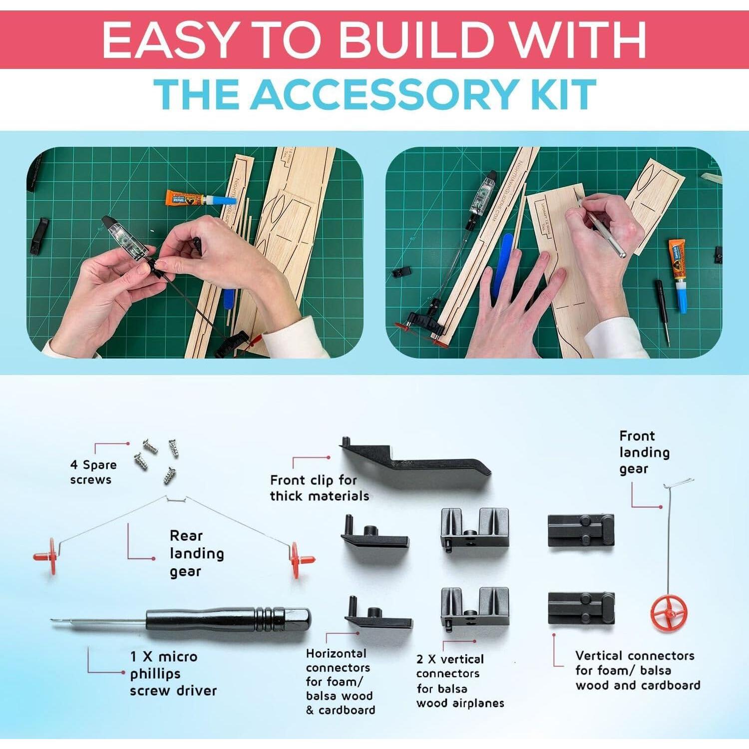 Kit de Avión de Papel POWERUP 4.0 con Control Remoto