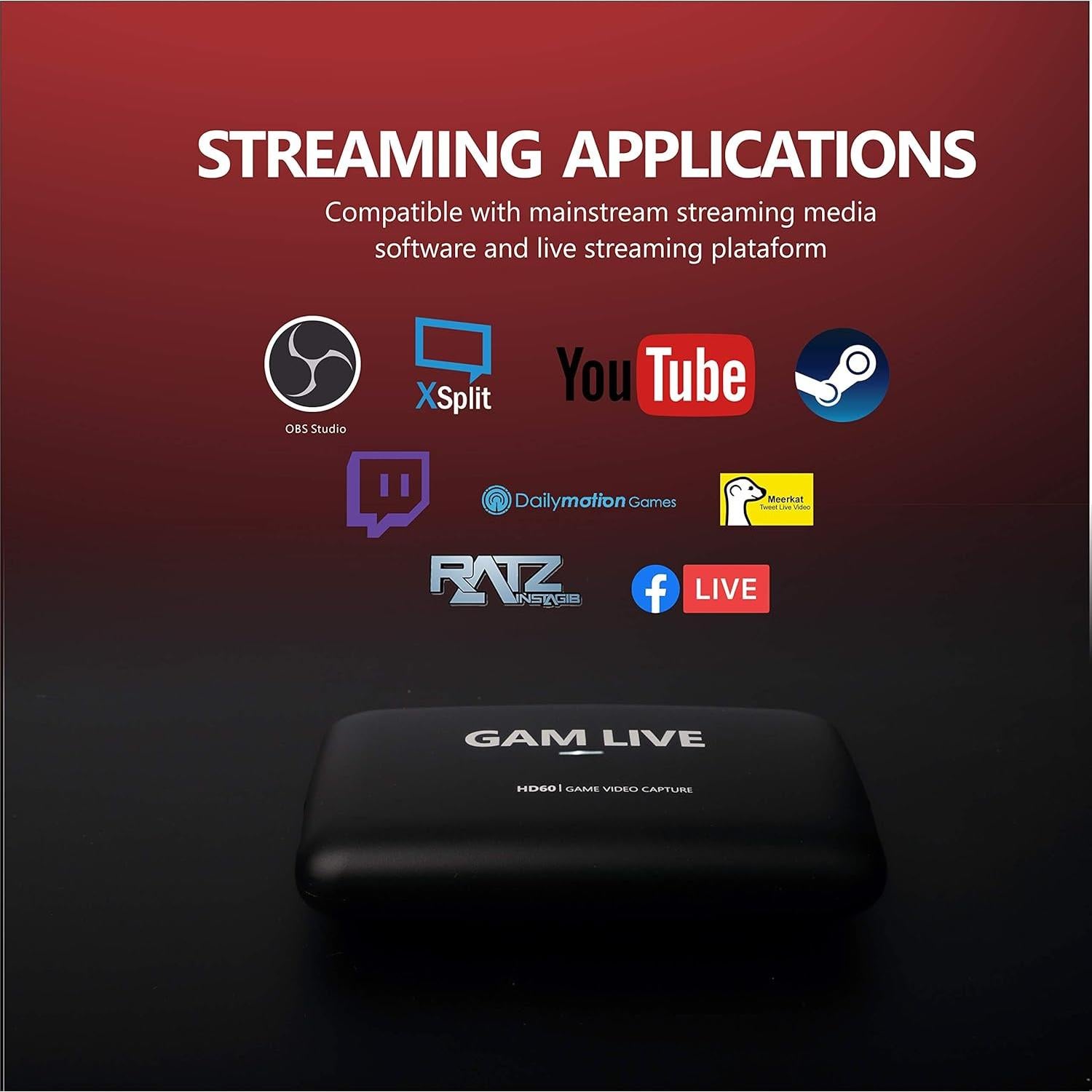 Tarjeta de Captura UCEC GAM LIVE 4K30 USB 3.0 1080p60fps