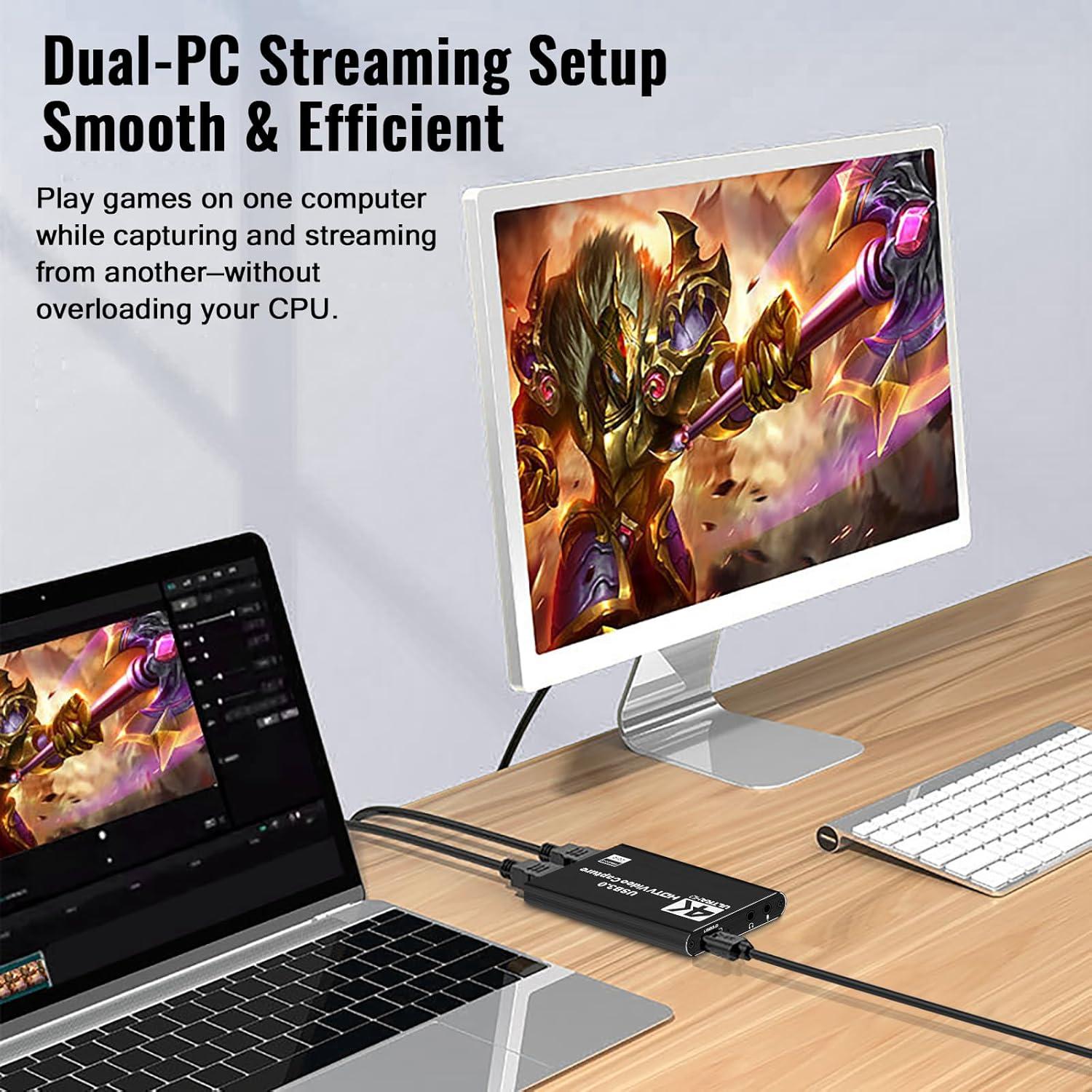 Tarjeta de Captura de Video HDMI 1080P 60FPS DUOBEIER USB 3.0