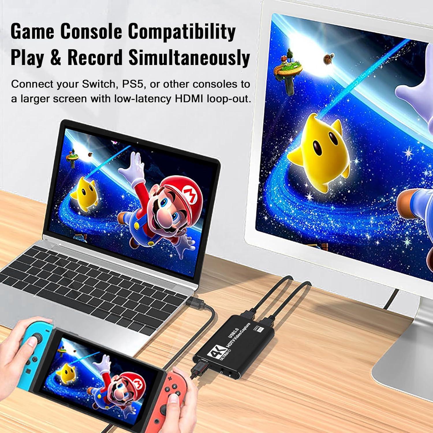 Tarjeta de Captura de Video HDMI 1080P 60FPS DUOBEIER USB 3.0