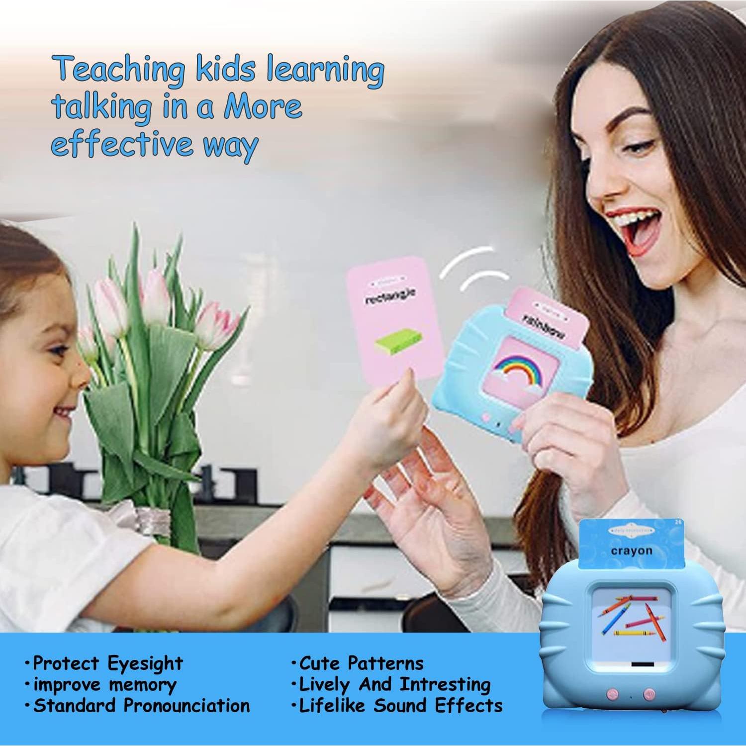 Tarjetas Flash Hablantes AKJA 224 Palabras para Niños 1-5 Años