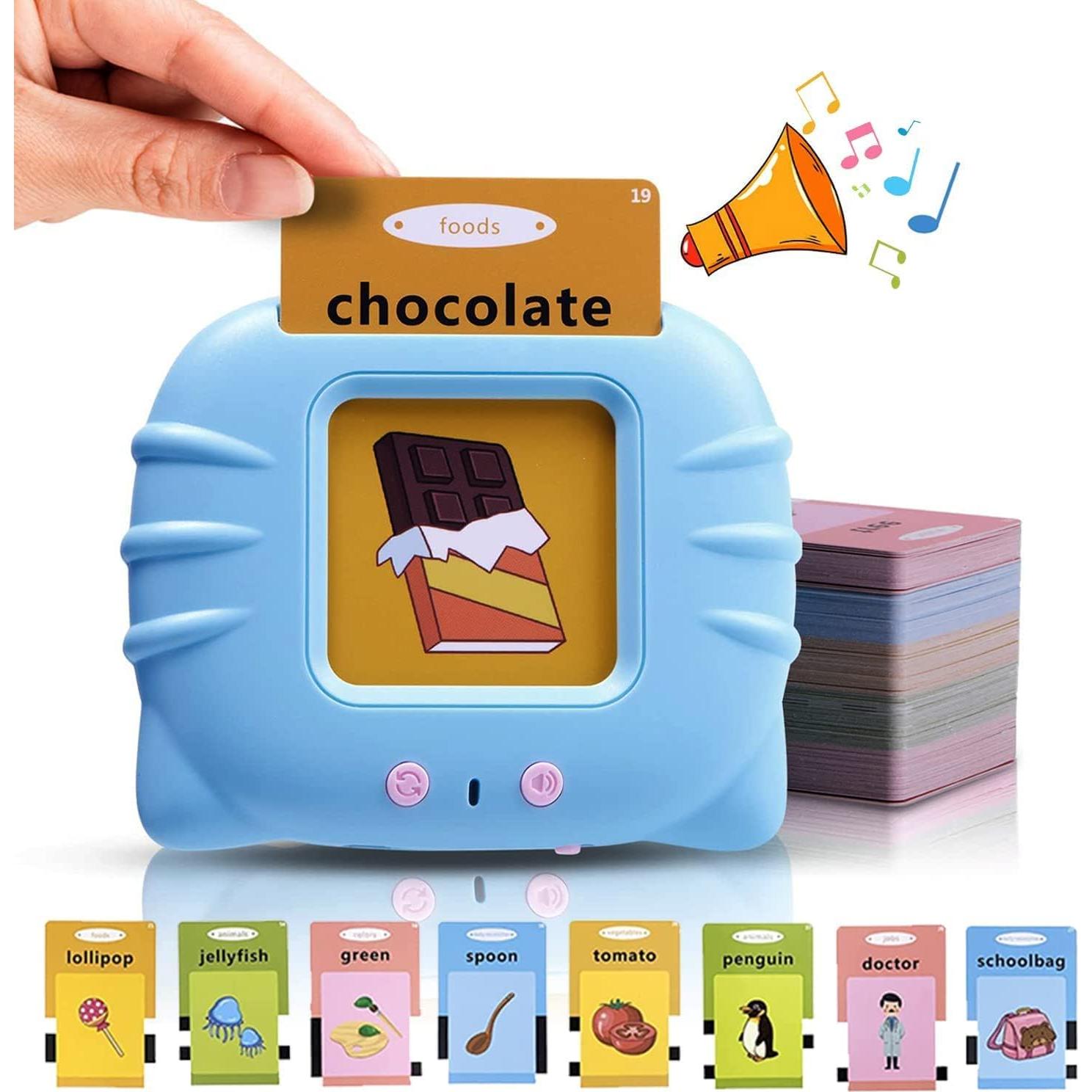 Tarjetas Flash Hablantes AKJA 224 Palabras para Niños 1-5 Años