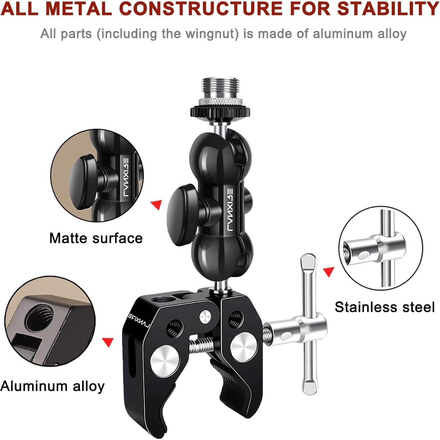Soporte de Micrófono Lanxire con Brazo Mágico Ajustable 2kg