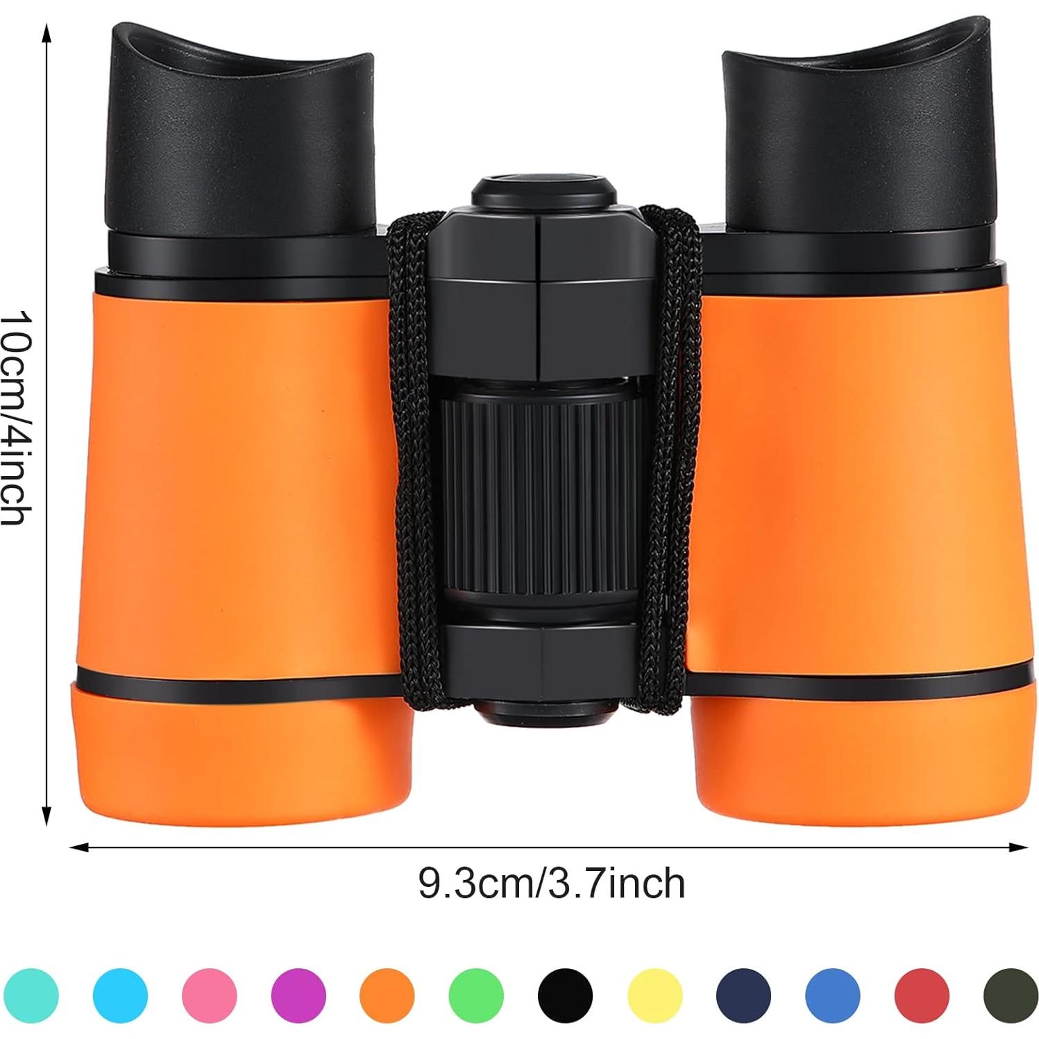 12 Binoculares para Niños Yunsailing - A Prueba de Golpes, 4x30mm