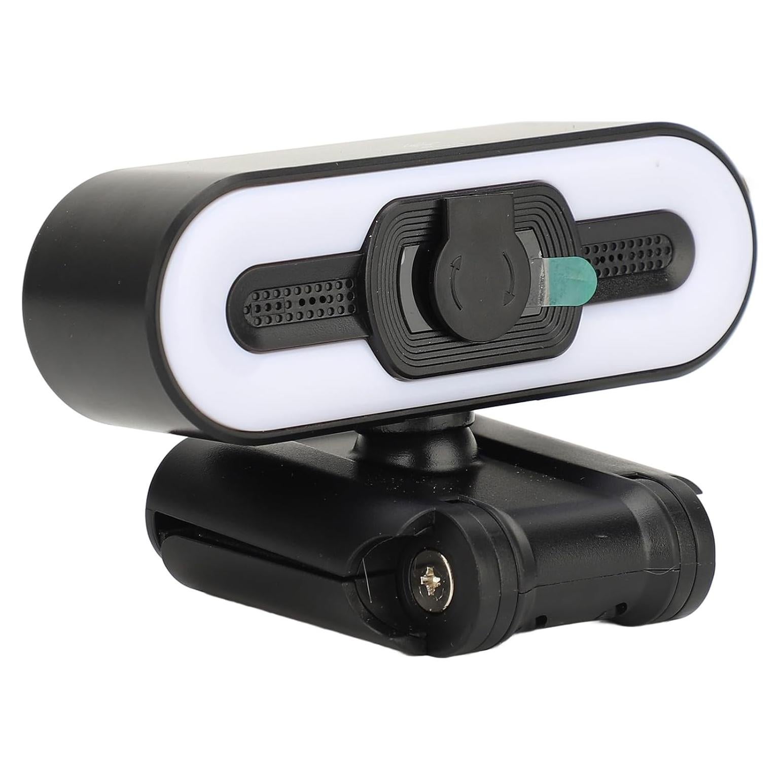 Cámara Web 4K Diydeg con Micrófono y Luz de Relleno