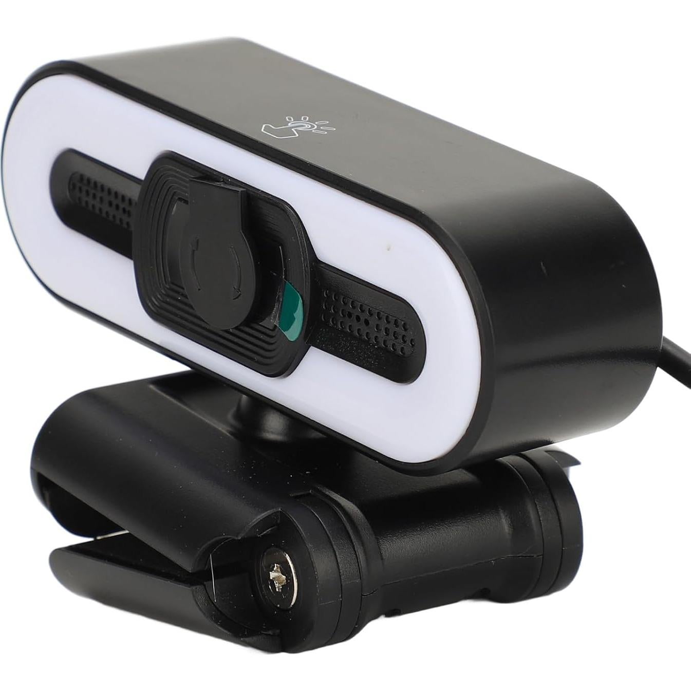 Cámara Web 4K Diydeg con Micrófono y Luz de Relleno