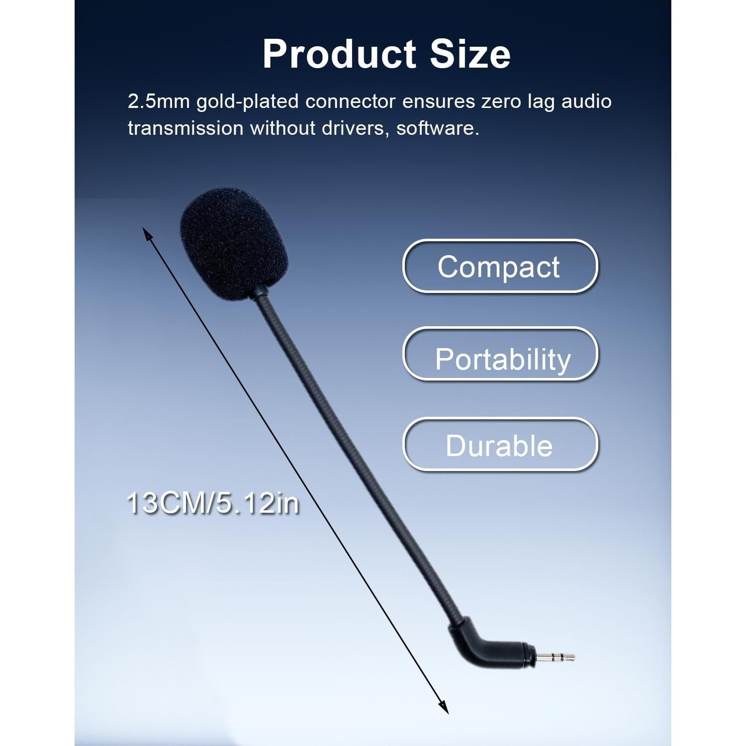 Micrófono de Reemplazo Turtle Beach Recon 500 2.5mm Estéreo