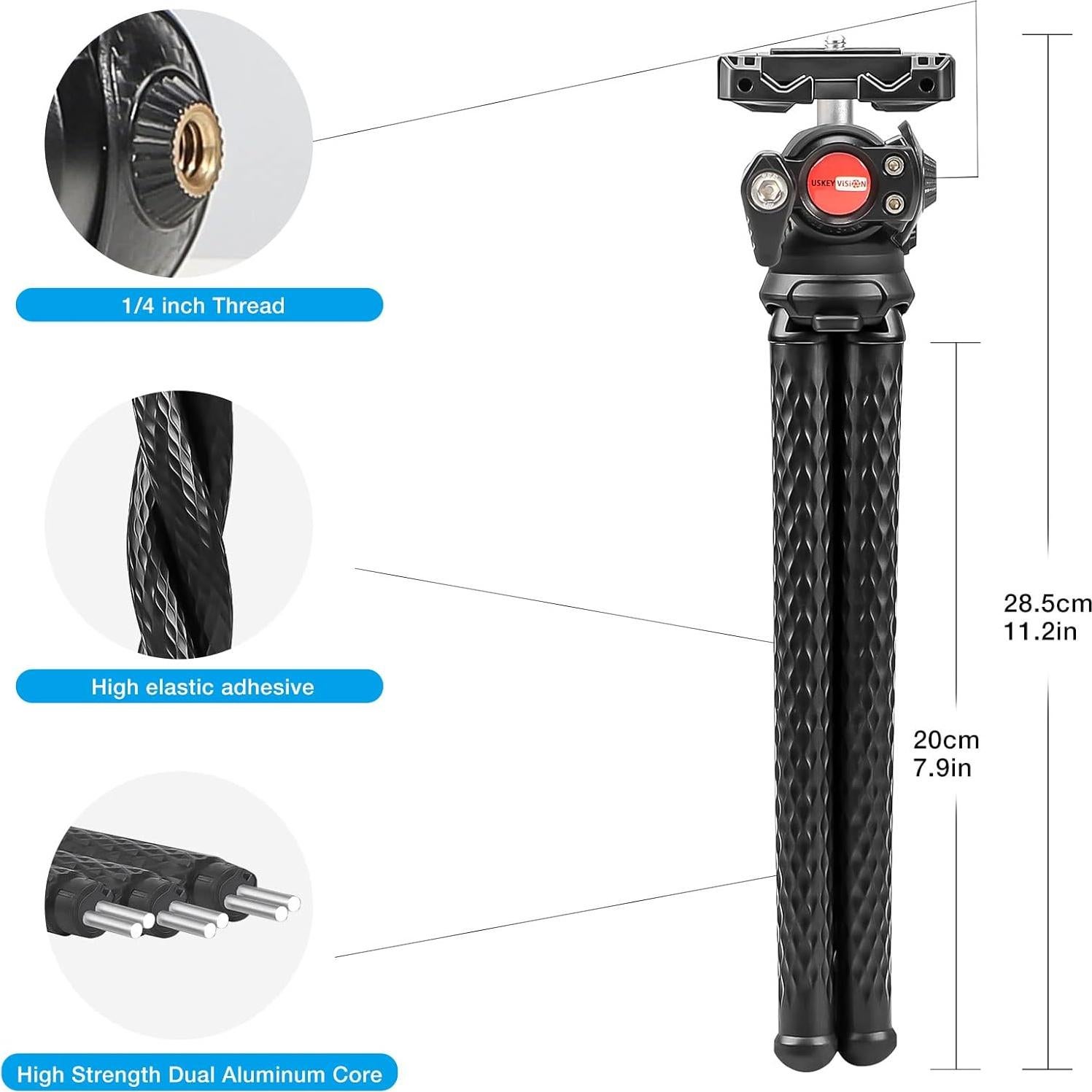 Kit de Video Flex-K4 USKEYVISION con Micrófono y Luz LED