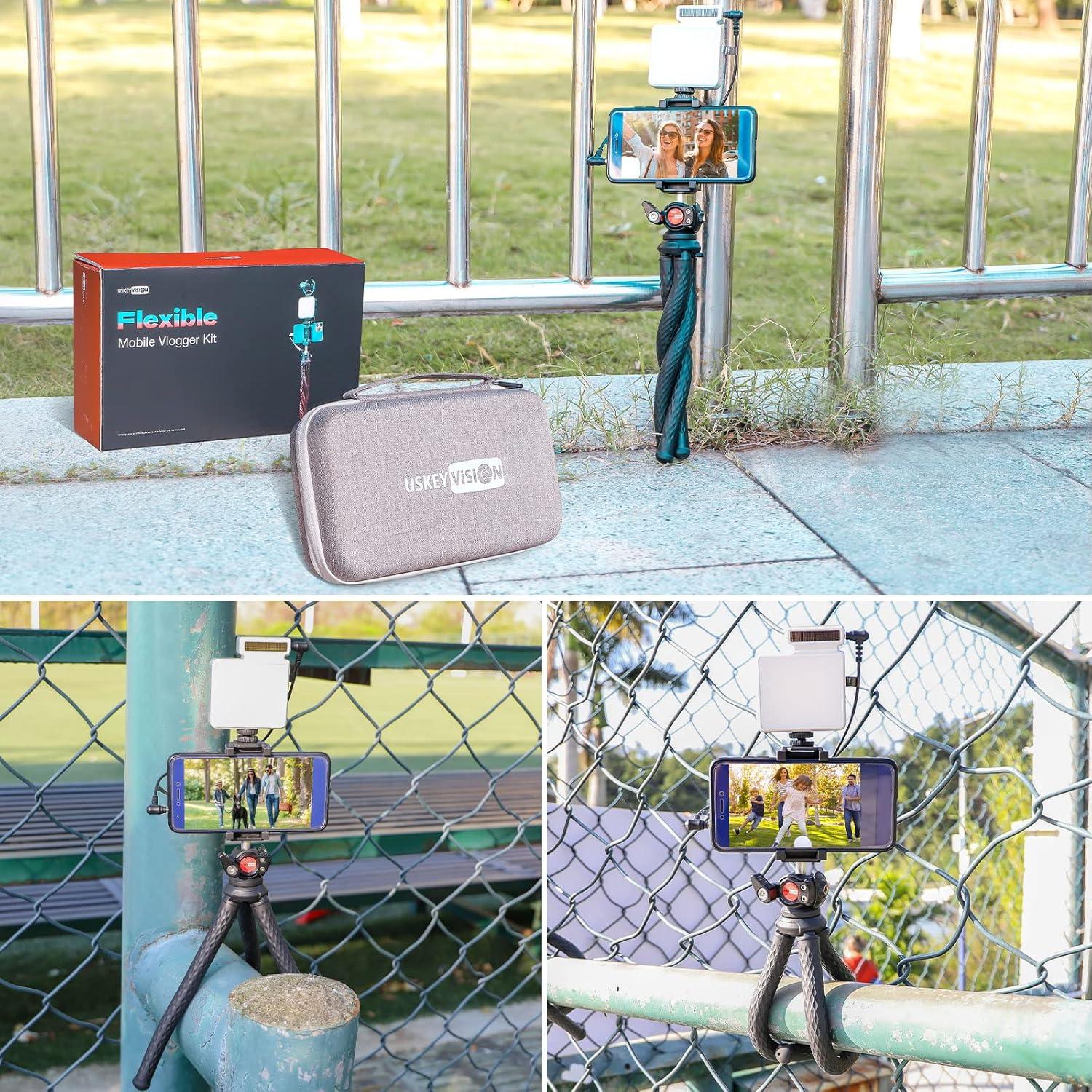 Kit de Video Flex-K4 USKEYVISION con Micrófono y Luz LED