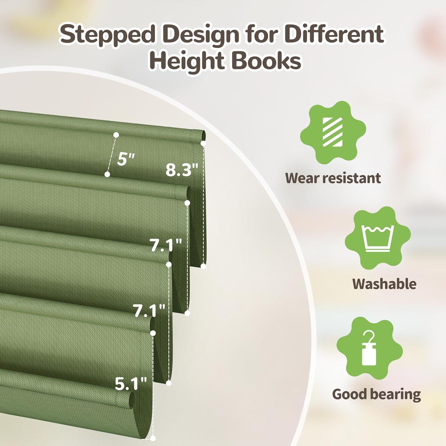 Estantería Montessori ELYKEN para Niños Verde 73.7x40.1 cm