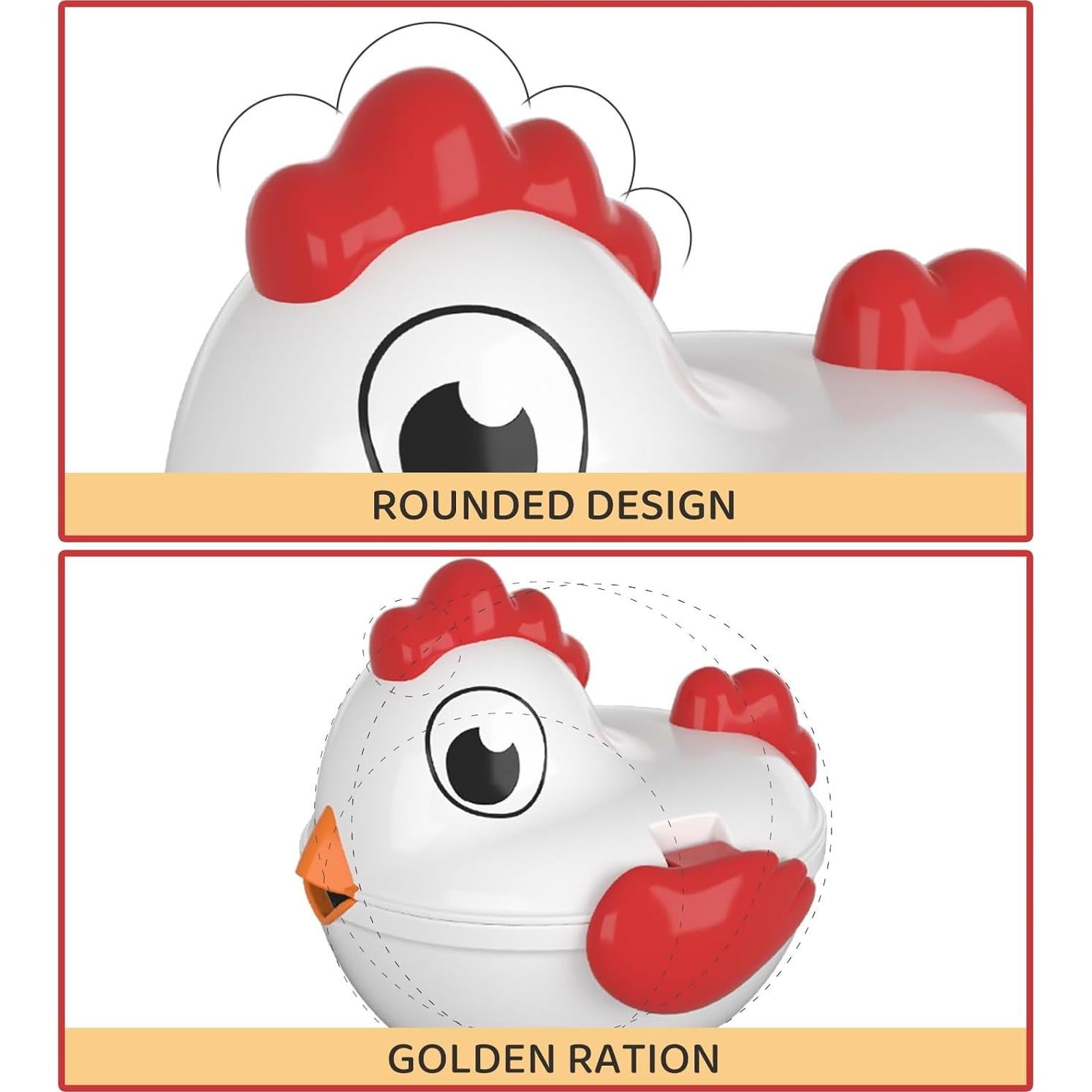 Juguete de Clasificación de Huevos TEMI - 6 Huevos Multicolor