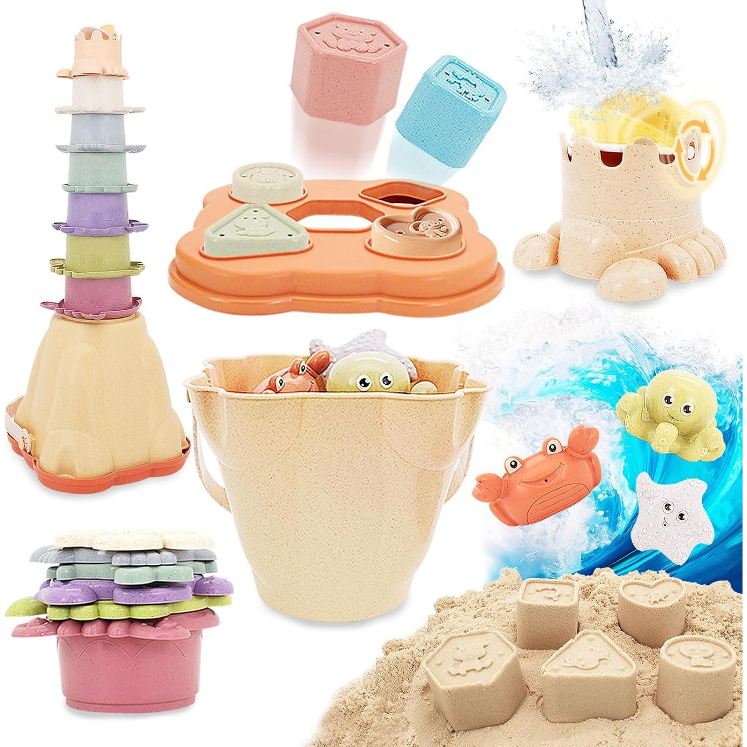 Juguete Apilable 4 en 1 BYFWH para Bebés 6-36 Meses