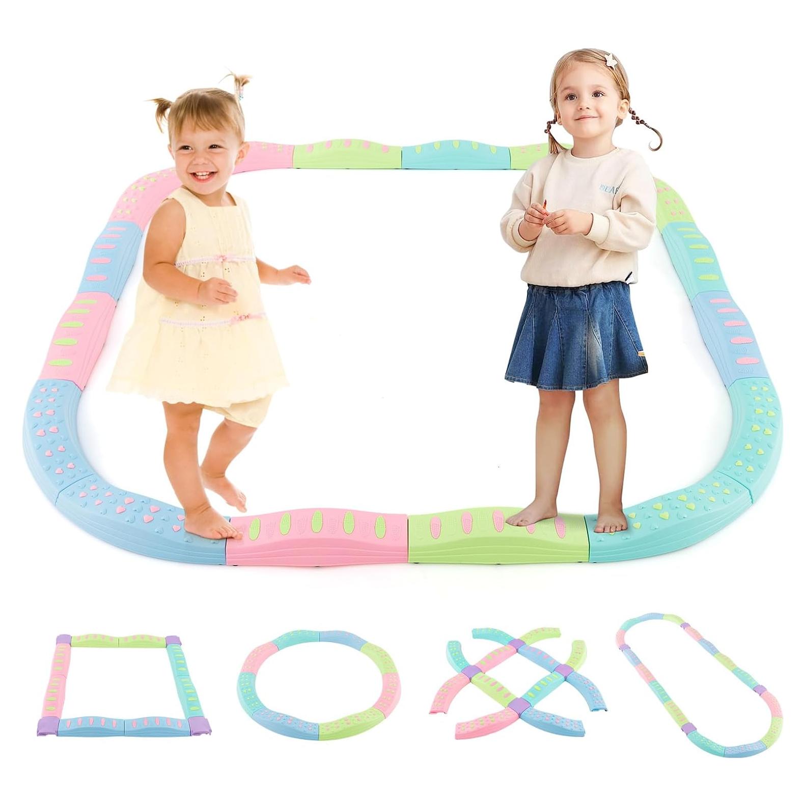 Juego de piedras de equilibrio INFANS 20 PCS Montessori antideslizante