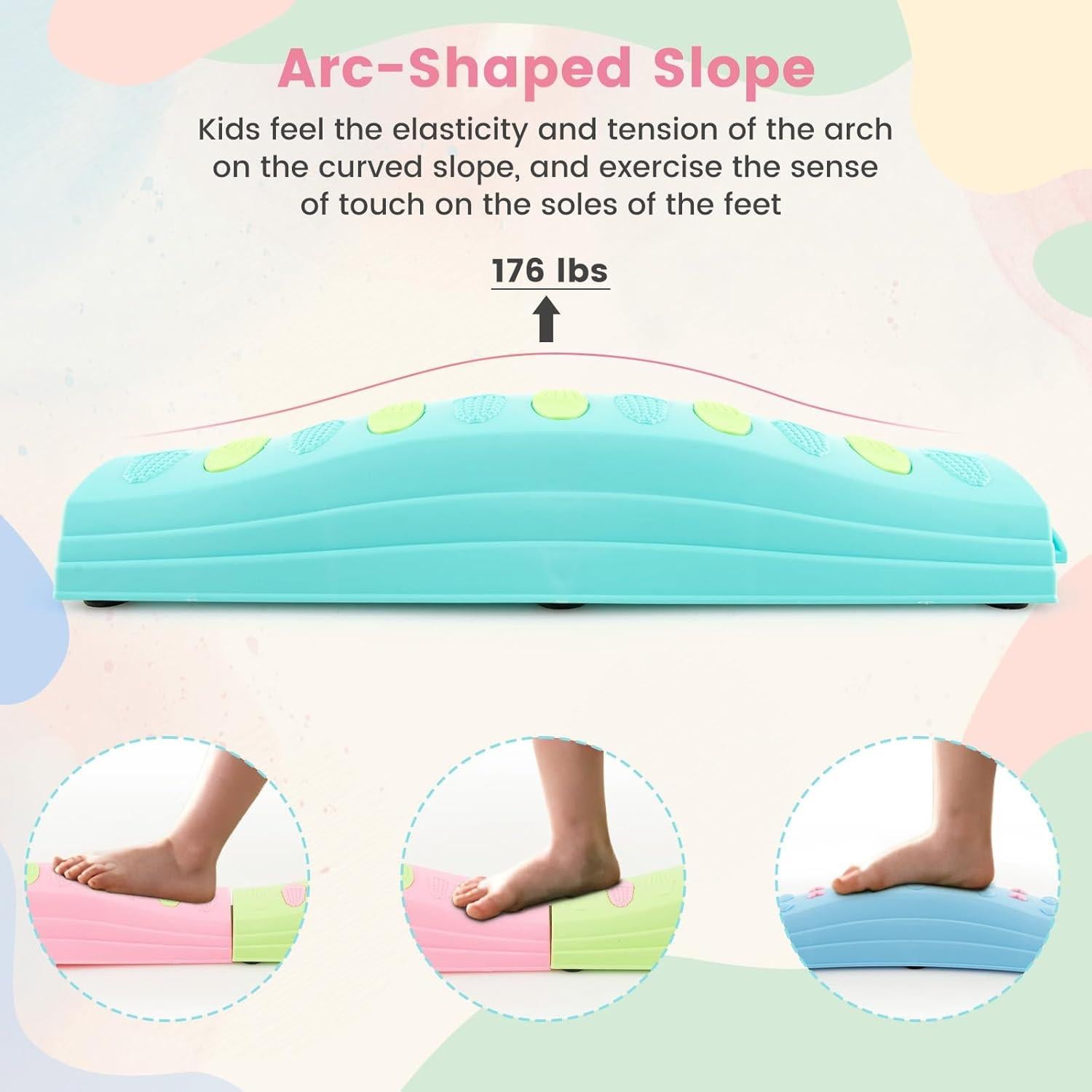 Juego de piedras de equilibrio INFANS 20 PCS Montessori antideslizante