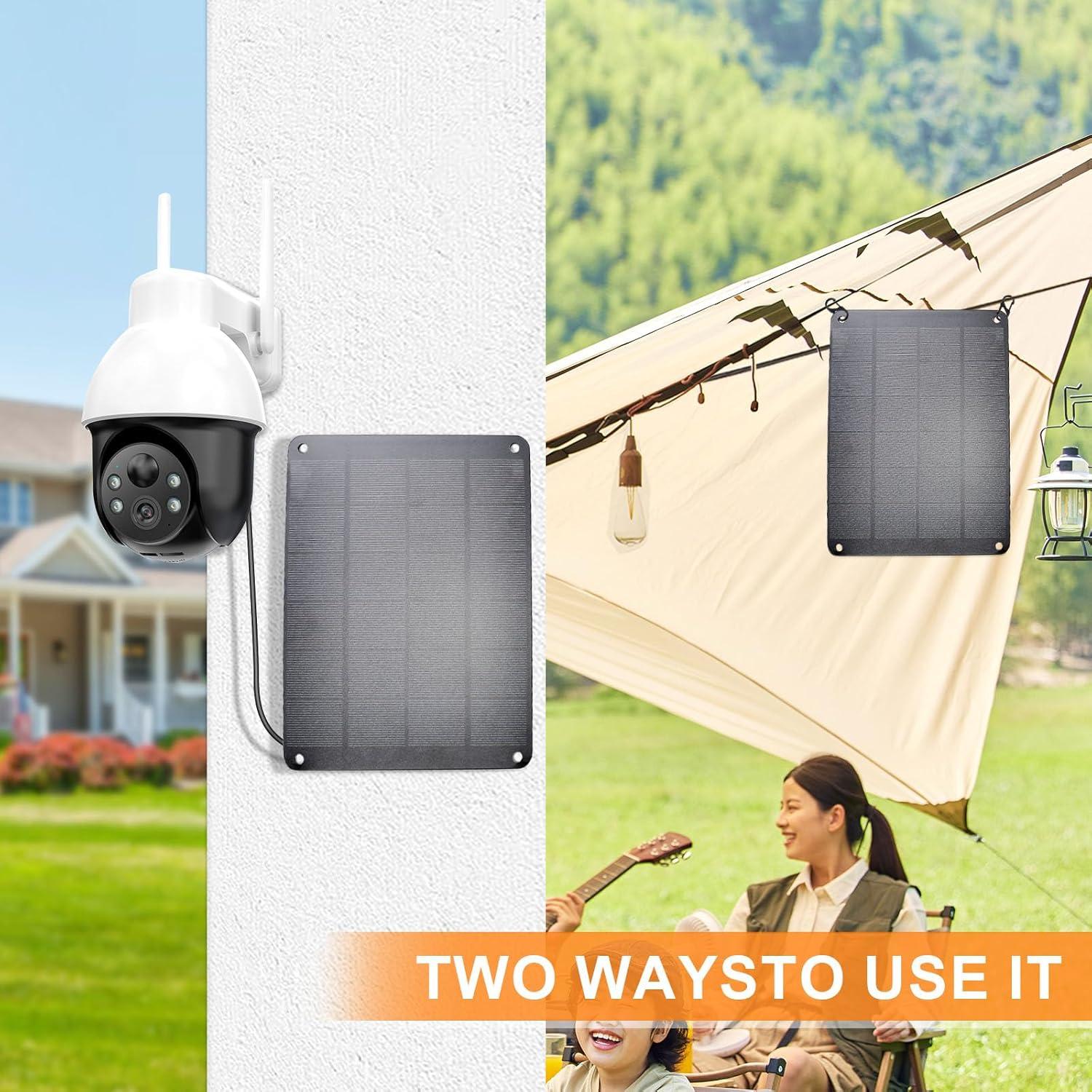 Panel Solar Monocristalino KBT 5V 6W Impermeable USB-A