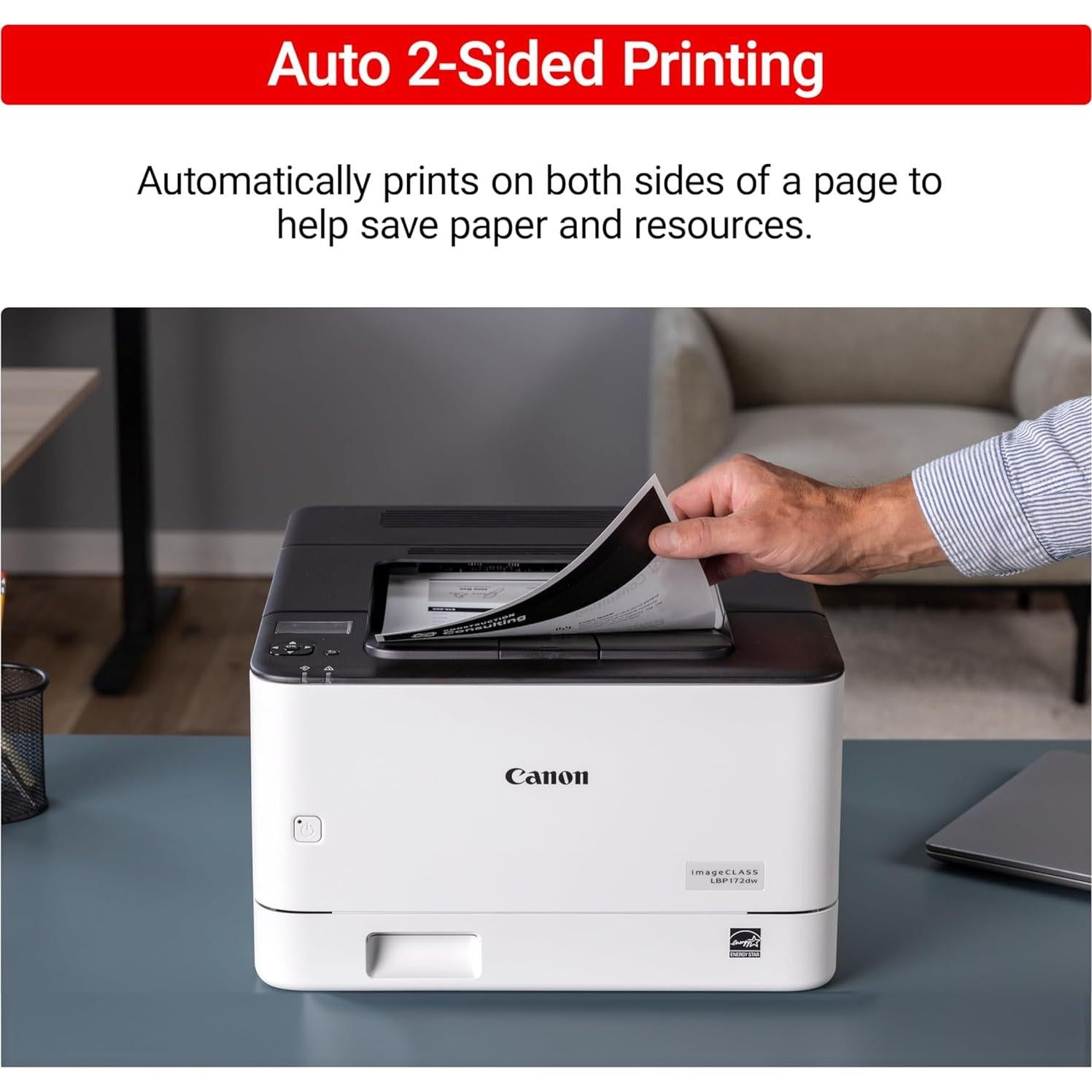 Impresora láser monocromática Canon imageCLASS LBP172dw 35 PPM