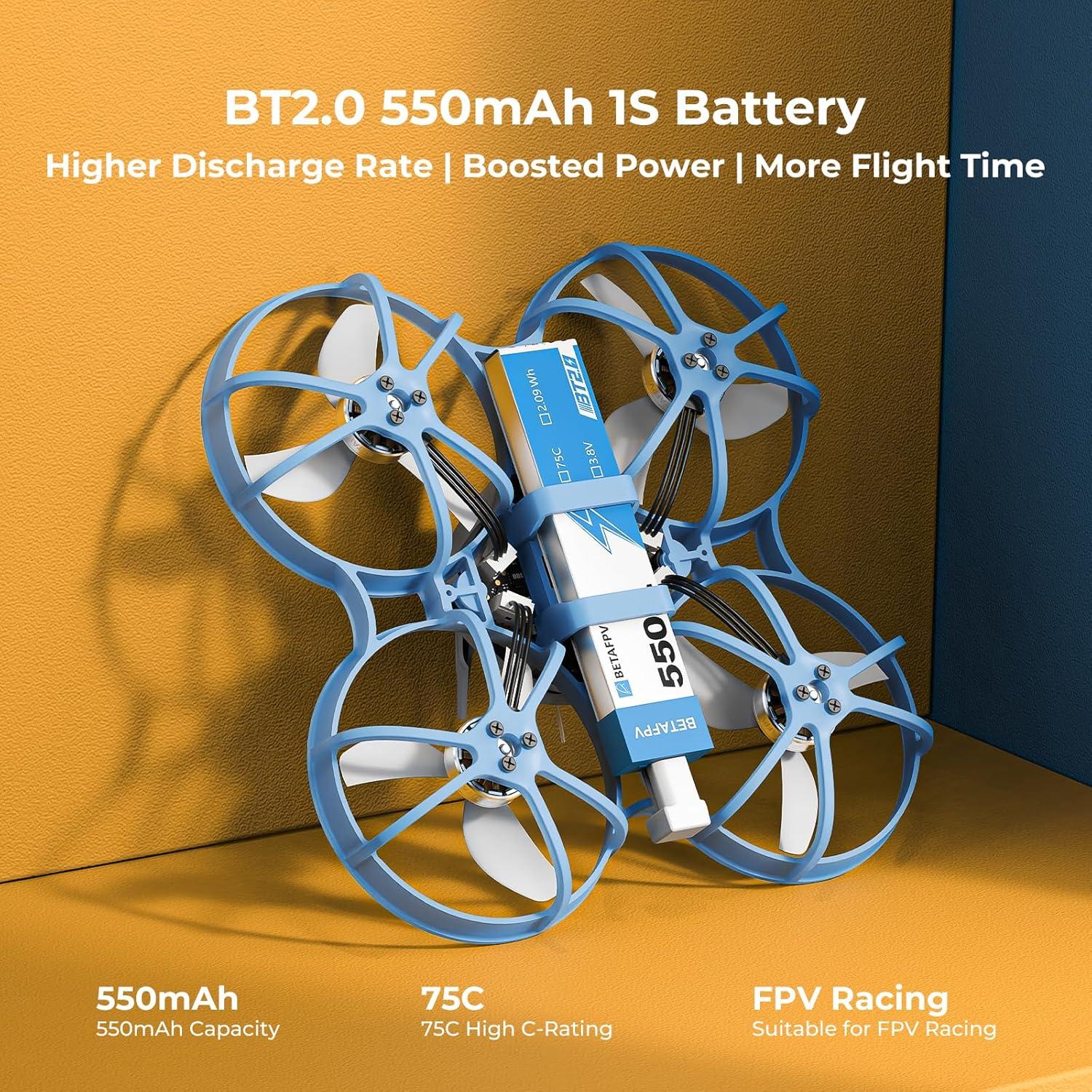 Drone Brushless BETAFPV Meteor75 Pro Matrix 1S 720p 0.23kg