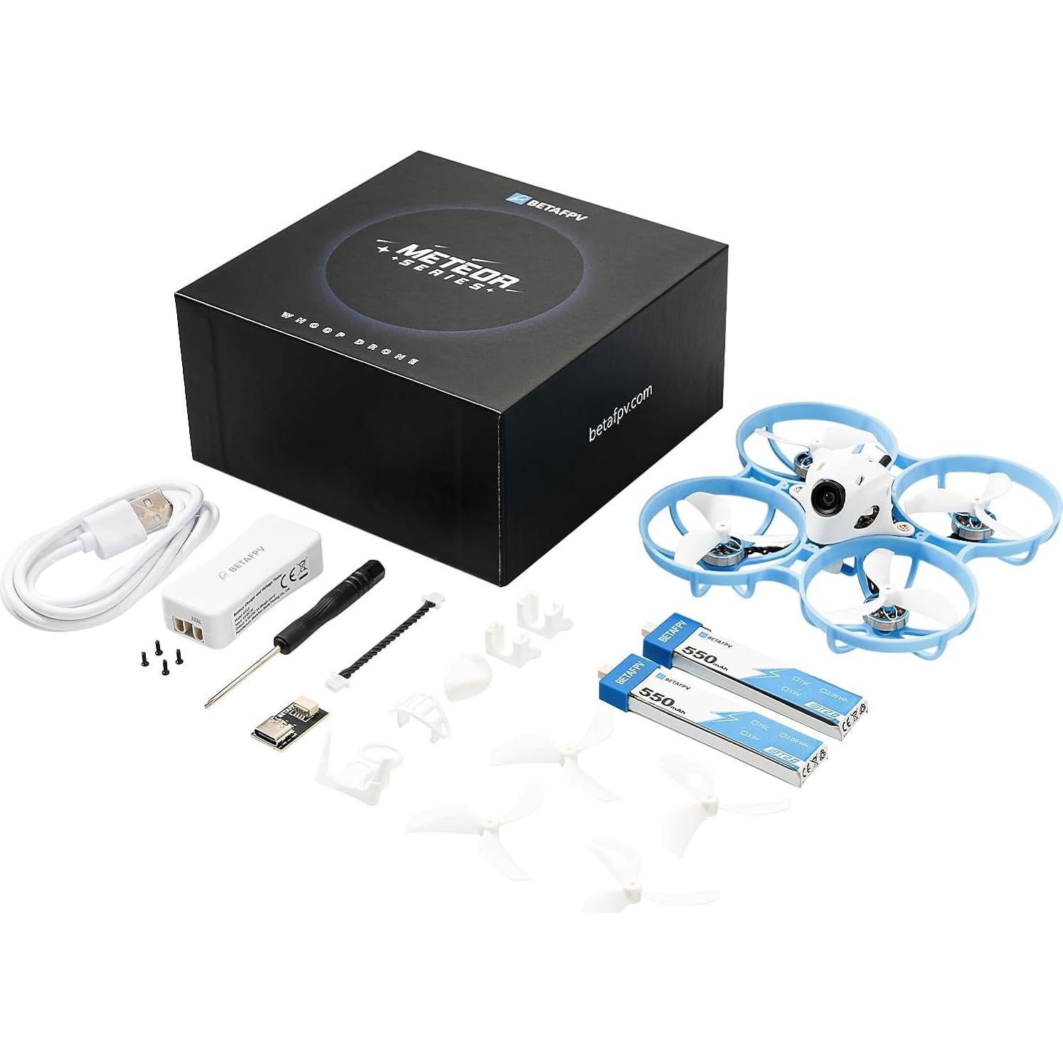 Drone Brushless BETAFPV Meteor75 Pro Matrix 1S 720p 0.23kg