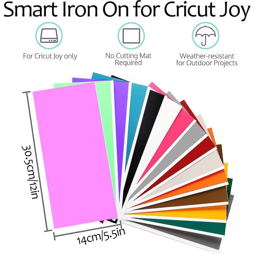 Vinilo Adhesivo Inteligente Permanente TAOYIO 13.97x30.48cm 18 Pzs