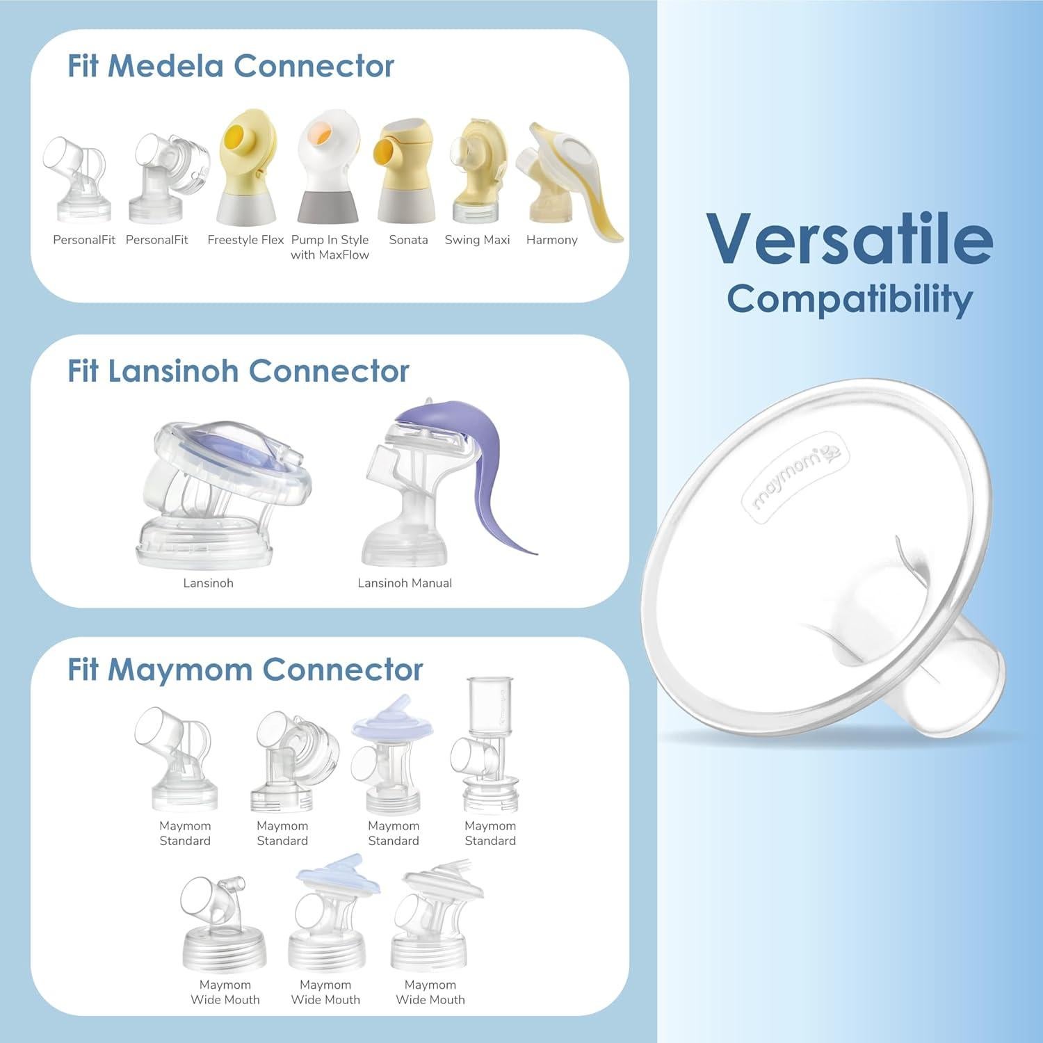 Escudos Maymom MyFit 13mm para Bomba Spectra - 2 Unidades