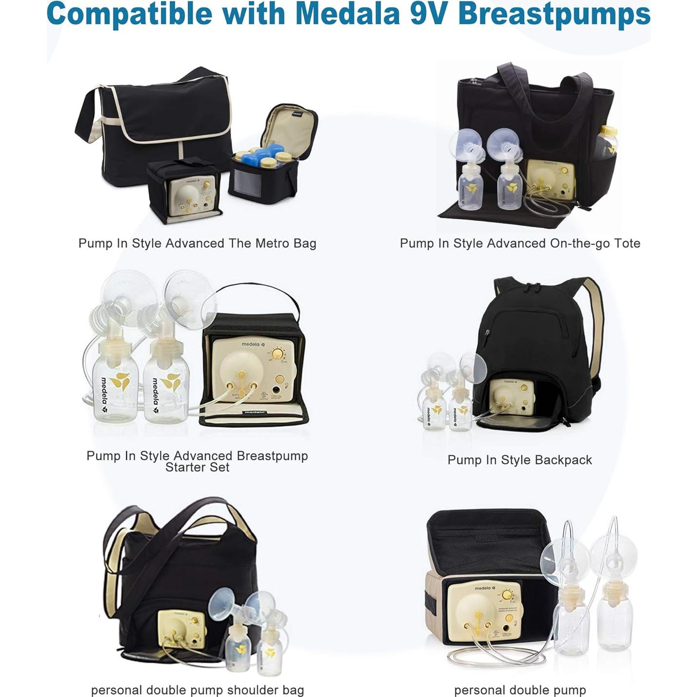 Adaptador de CA a CC 9V PwrON para Bombas Medela Pump in Style