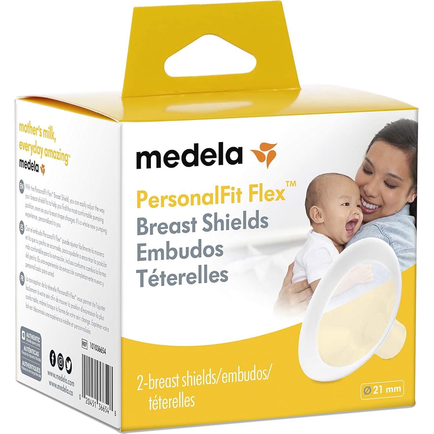 Protectores de Pezón Medela PersonalFit Flex 27mm - Paquete de 2