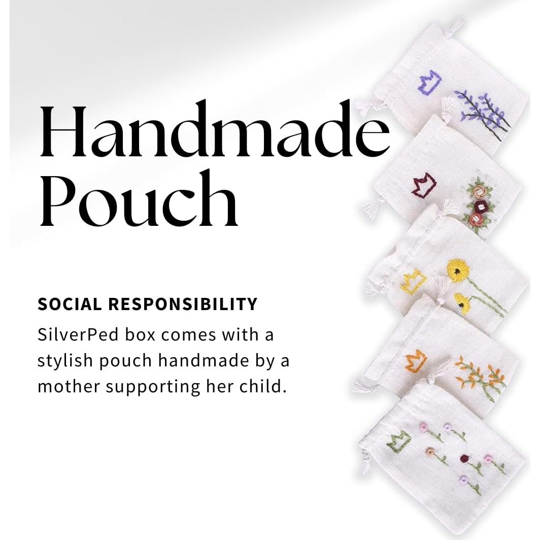 Copas de Lactancia de Plata 999 SilverPed - Alivio Pezones 2 Pzas