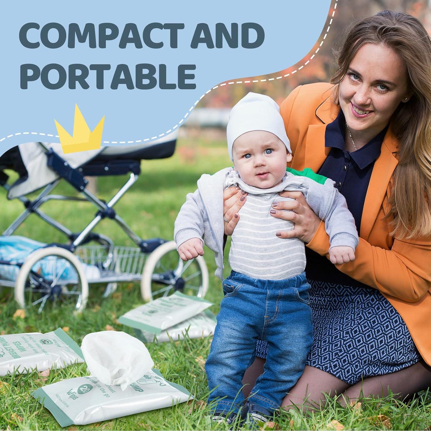 Toallitas de limpieza para extractores de leche JYD1472 - 120 conteos