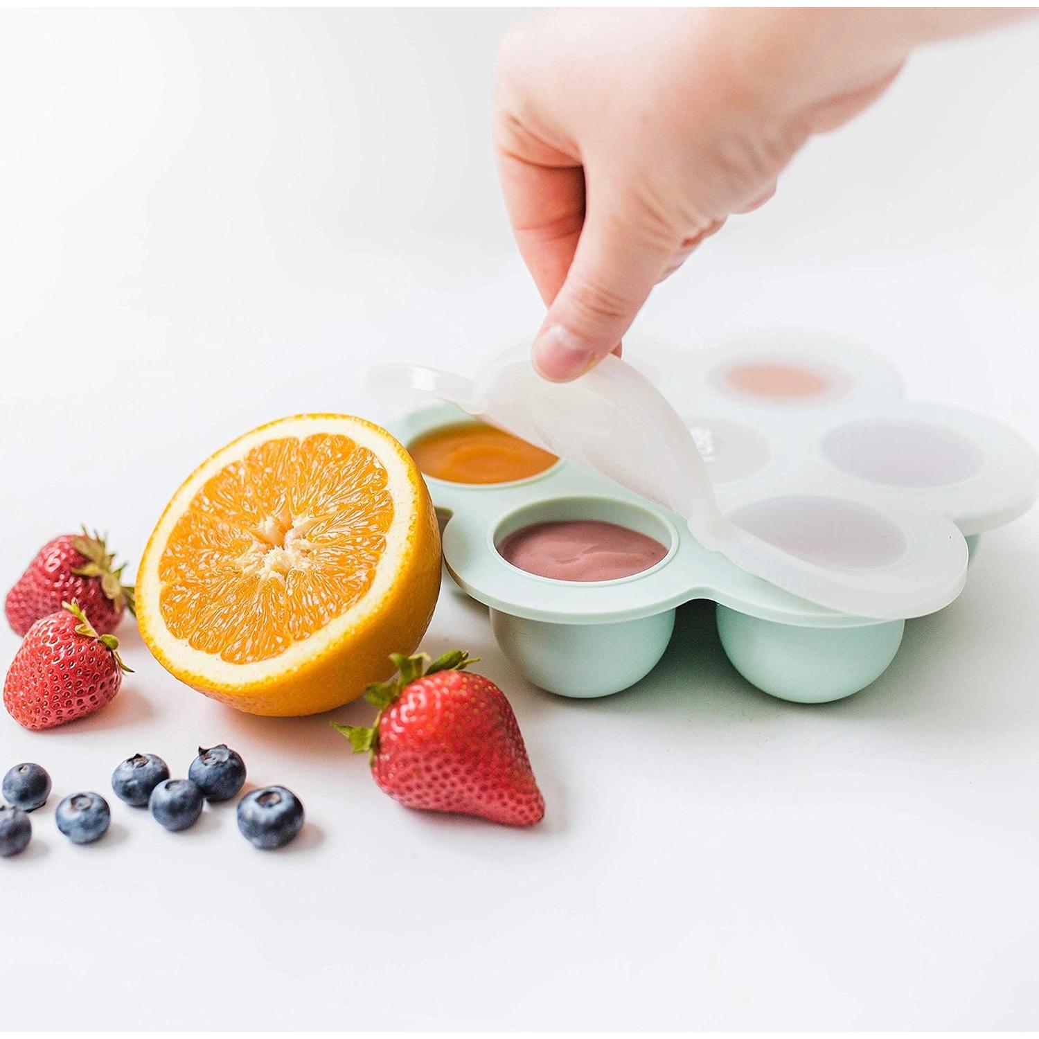 Contenedor de Almacenamiento para Bebés Simka Rose 7 Porciones 70ml