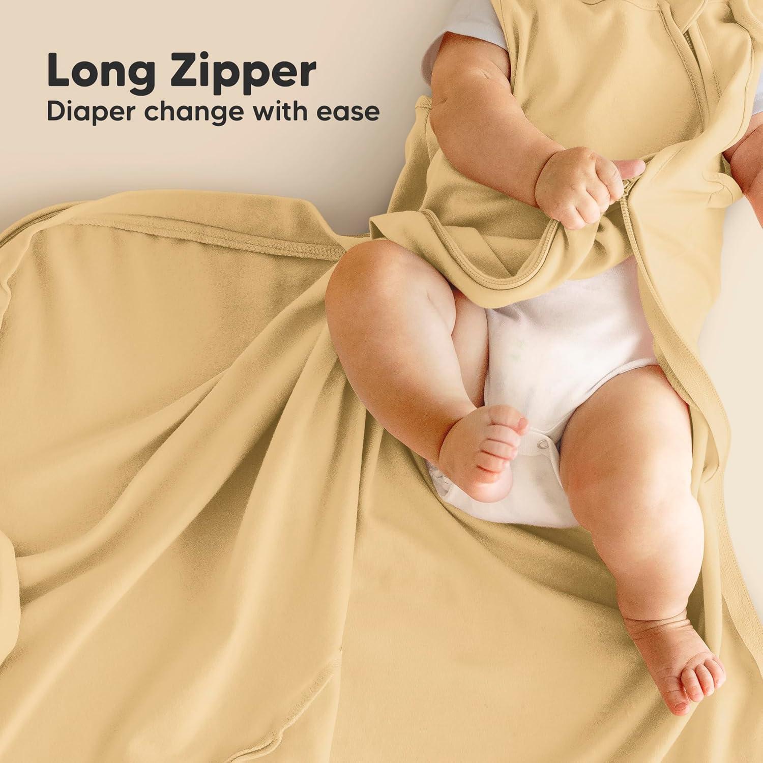 Paquete de 2 Sacos de Sueño Soothe KeaBabies Algodón Orgánico 0.5TOG