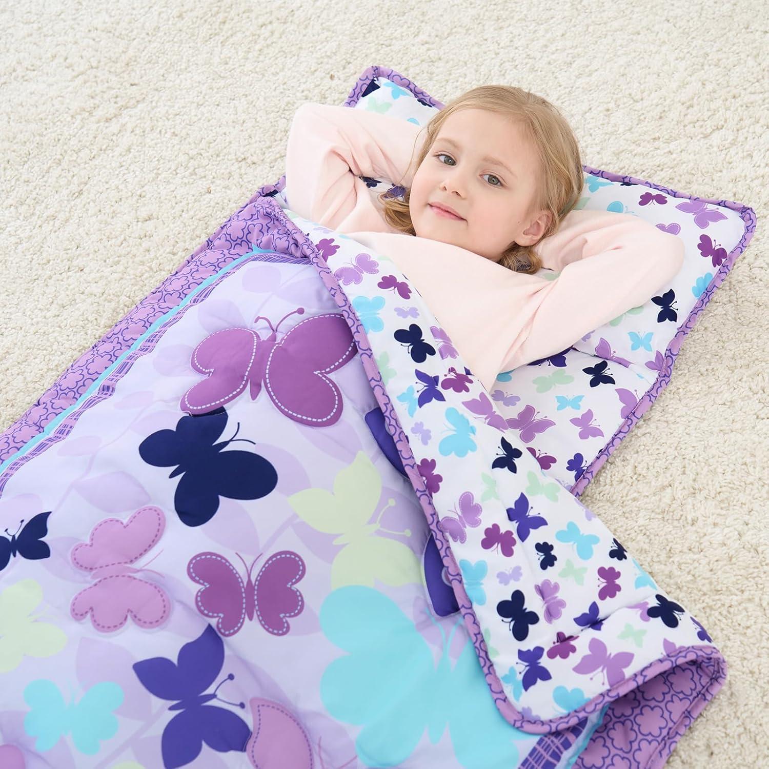 Esteras para Siesta UOMNY Niñas Morado 135x53 cm con Almohada