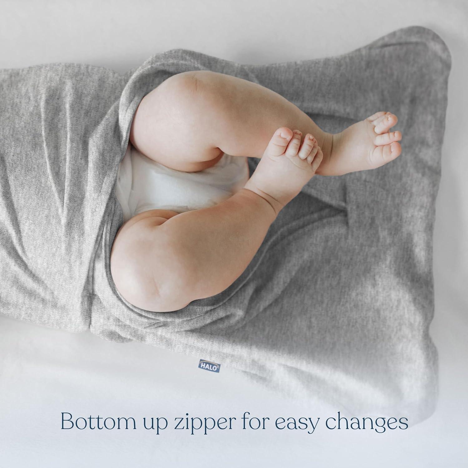 Saco de Dormir HALO Sleepsack Swaddle 0-3 Meses Gris