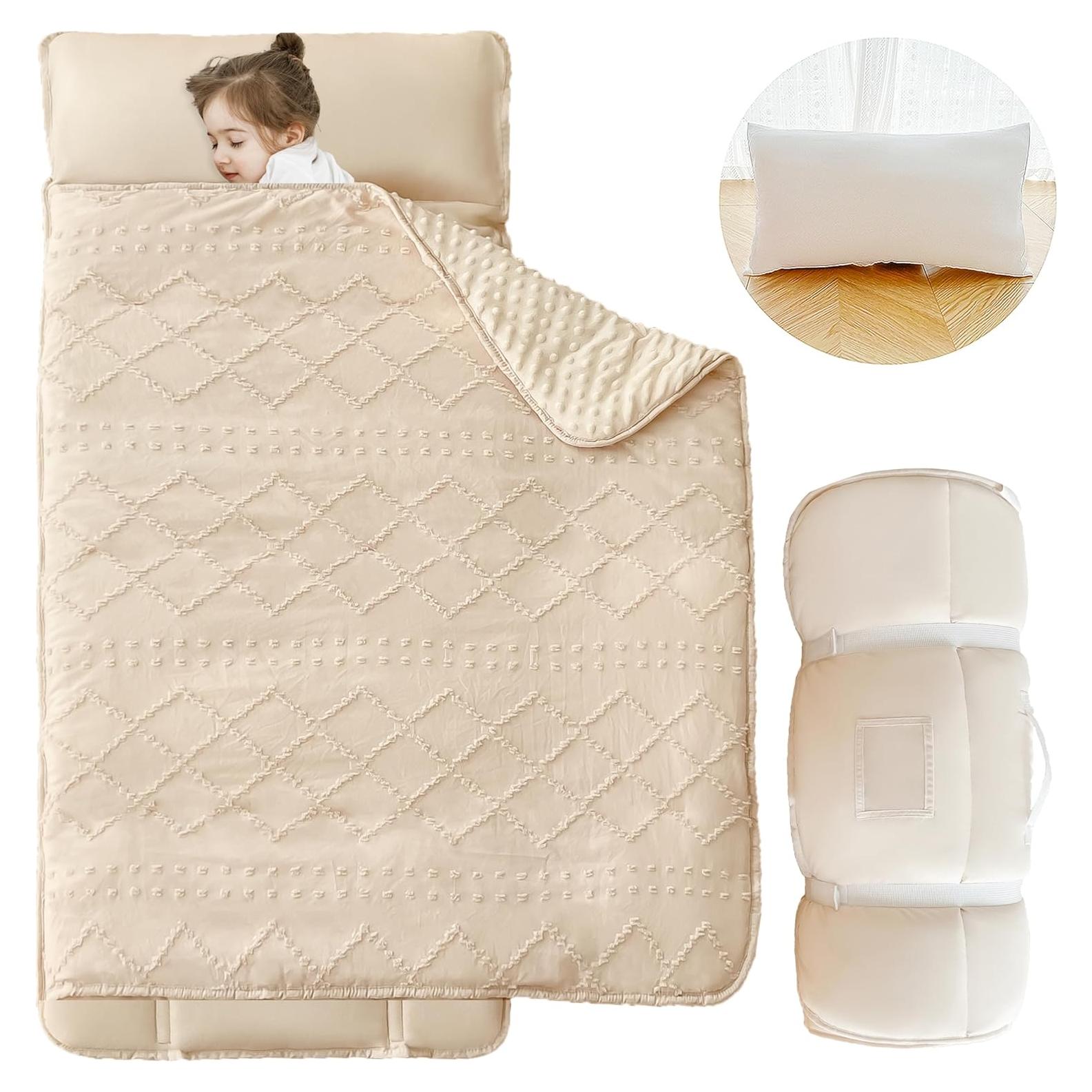 Colchoneta para Siesta Acolchada Cozyholy Beige 140x58cm