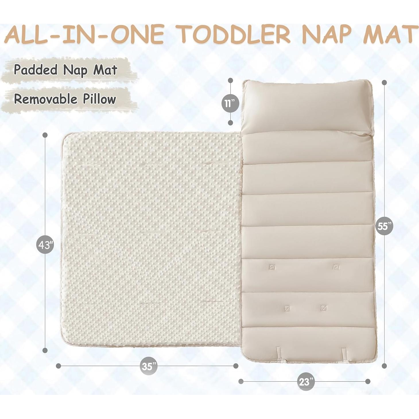 Colchoneta para Siesta Acolchada Cozyholy Beige 140x58cm