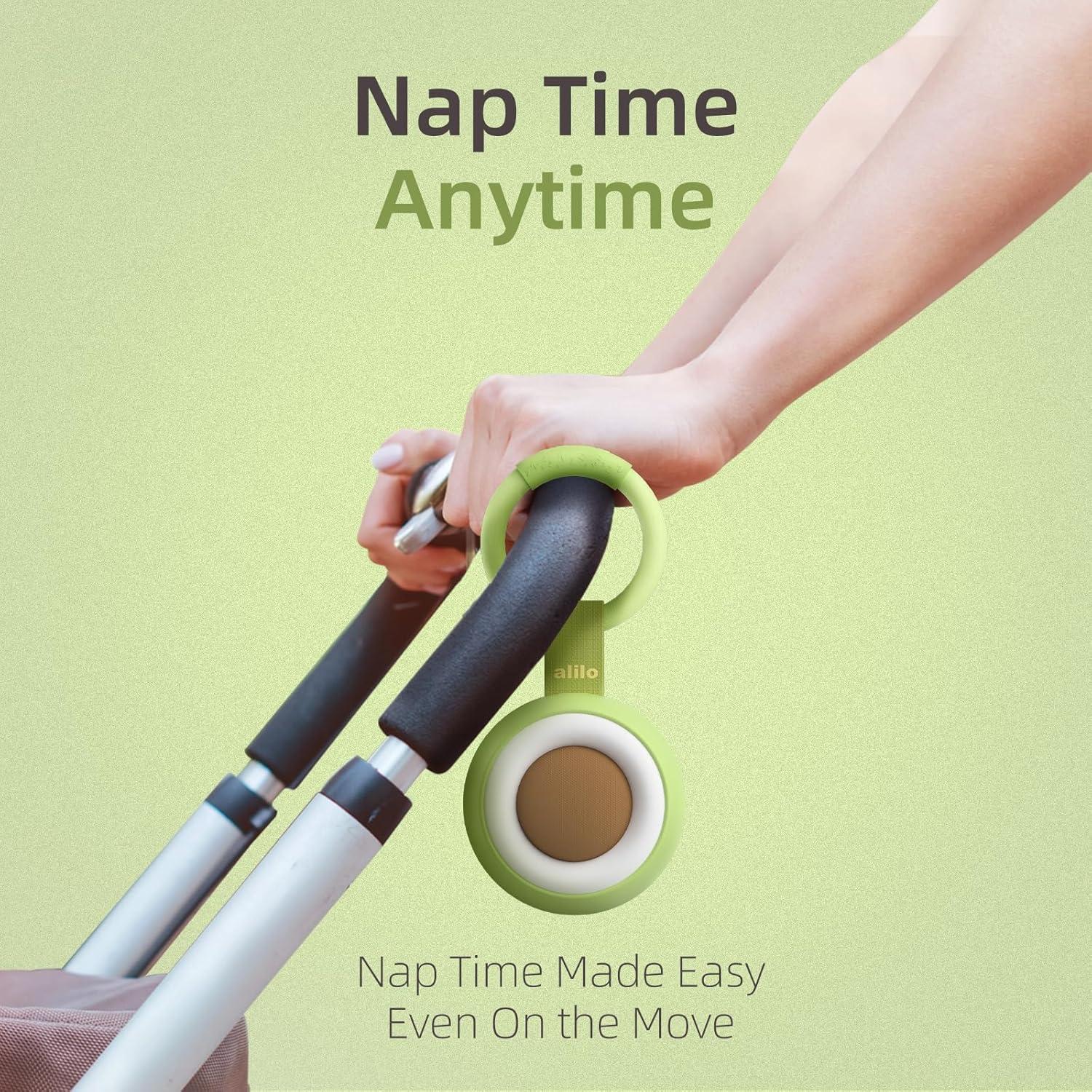 Máquina de Sonido Portátil Alilo Aguacate 30 Sonidos Luz Nocturna