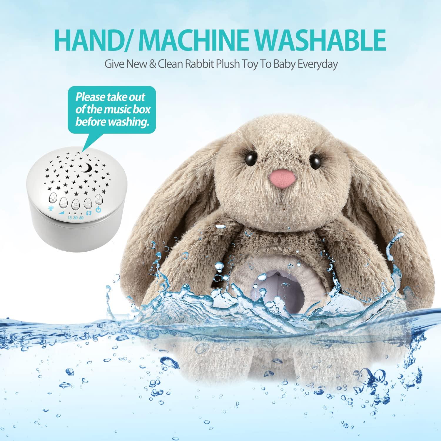 BEREST Conejito Calmante para Bebé con Proyector de Estrellas