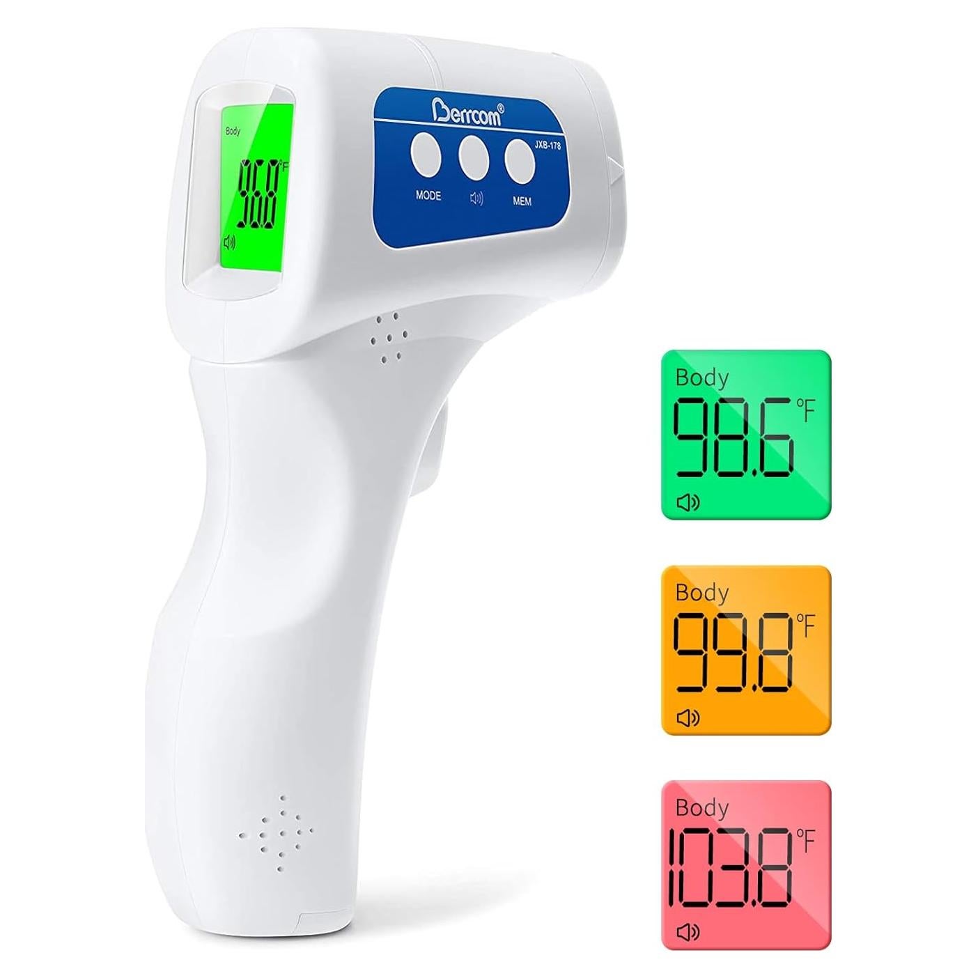 Termómetro Digital Infrarrojo Sin Contacto Berrcom JXB-178