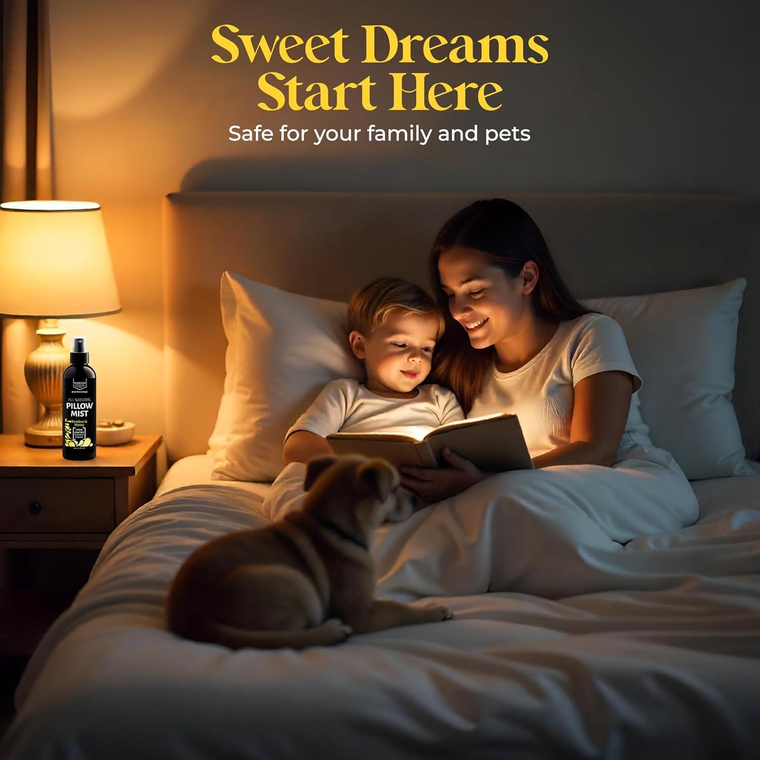 Spray de Almohada Aromasong 118 ml Bambú y Miel - Aceites Esenciales