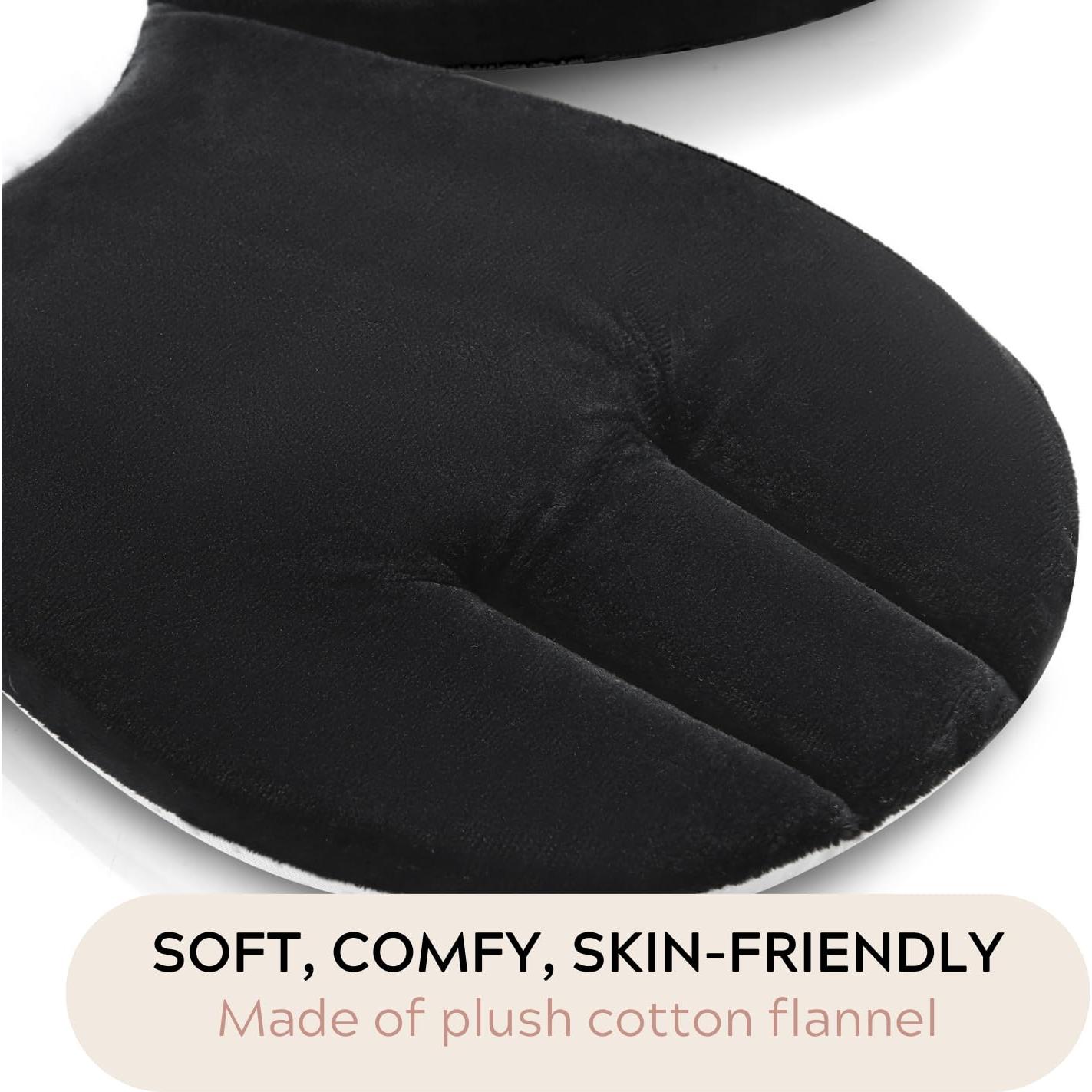 Almohadilla de Baño para Bebés PandaEar - Asiento Suave Negro