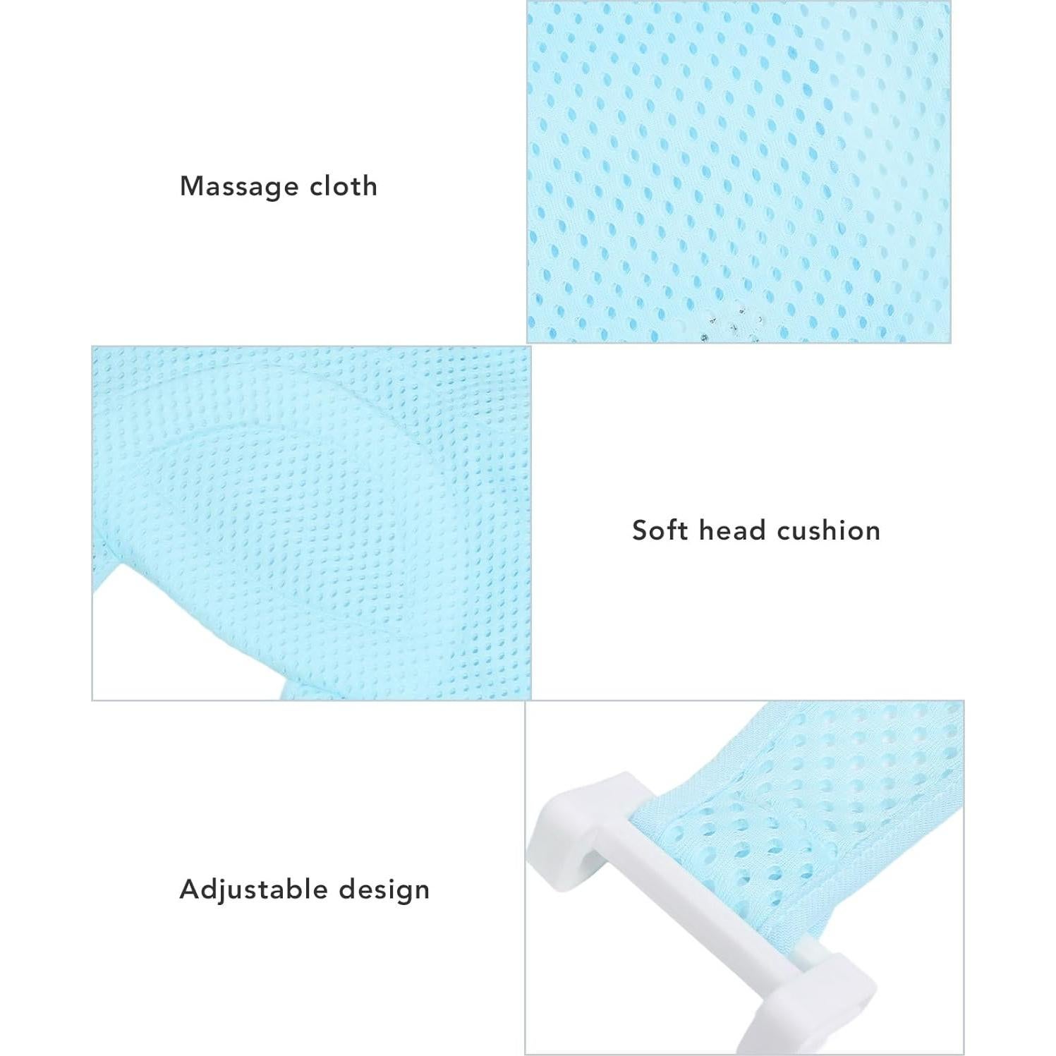 Inserto de Baño para Bebés Fafeicy Malla Antideslizante Azul