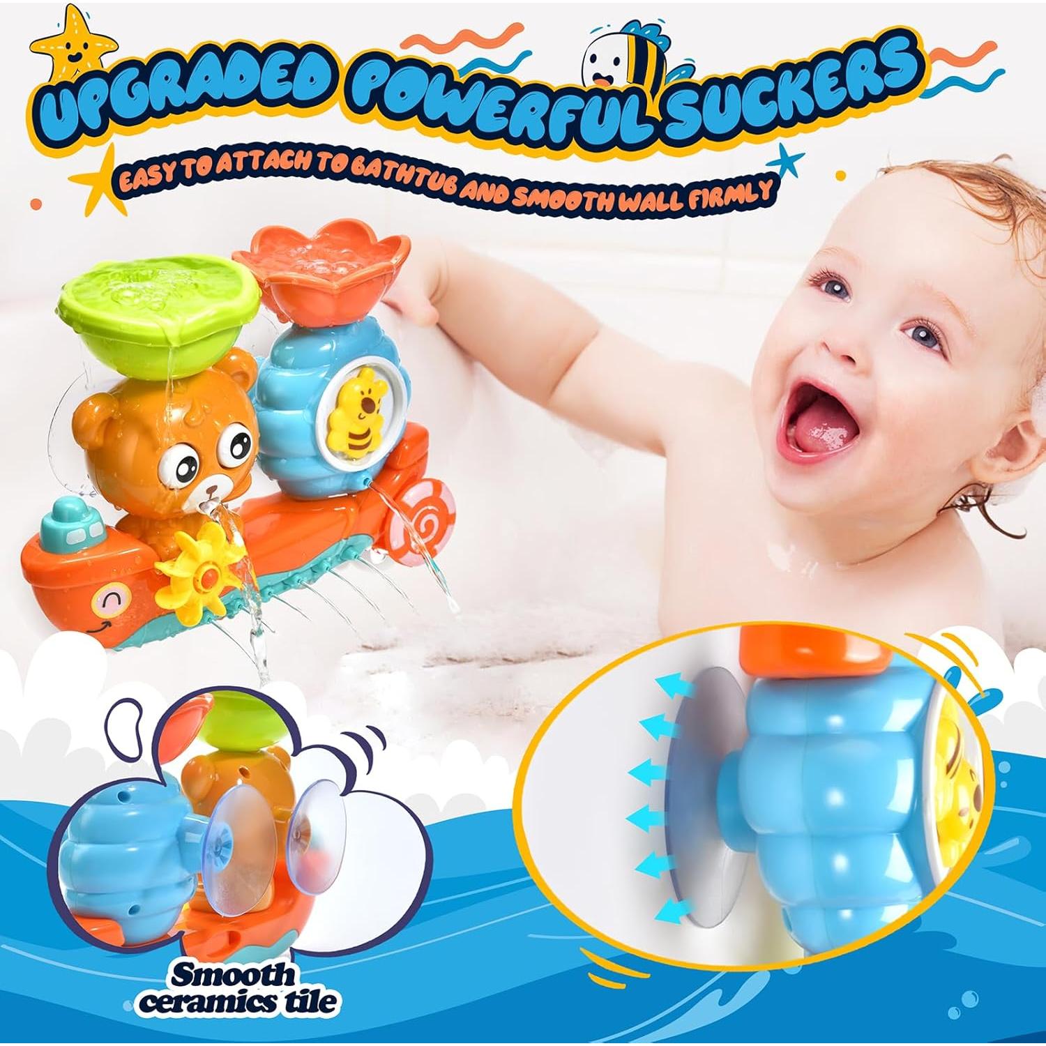 Juguetes de baño educativos GOODLOGO para bebés 1-3 años