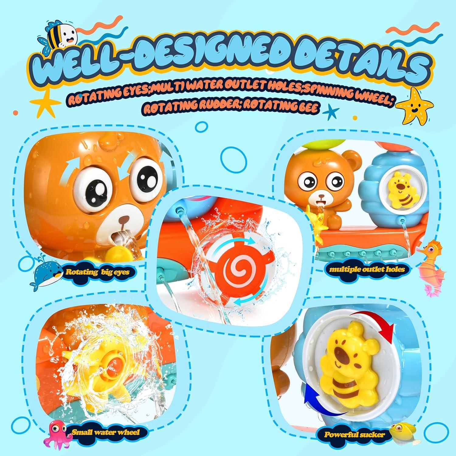 Juguetes de baño educativos GOODLOGO para bebés 1-3 años