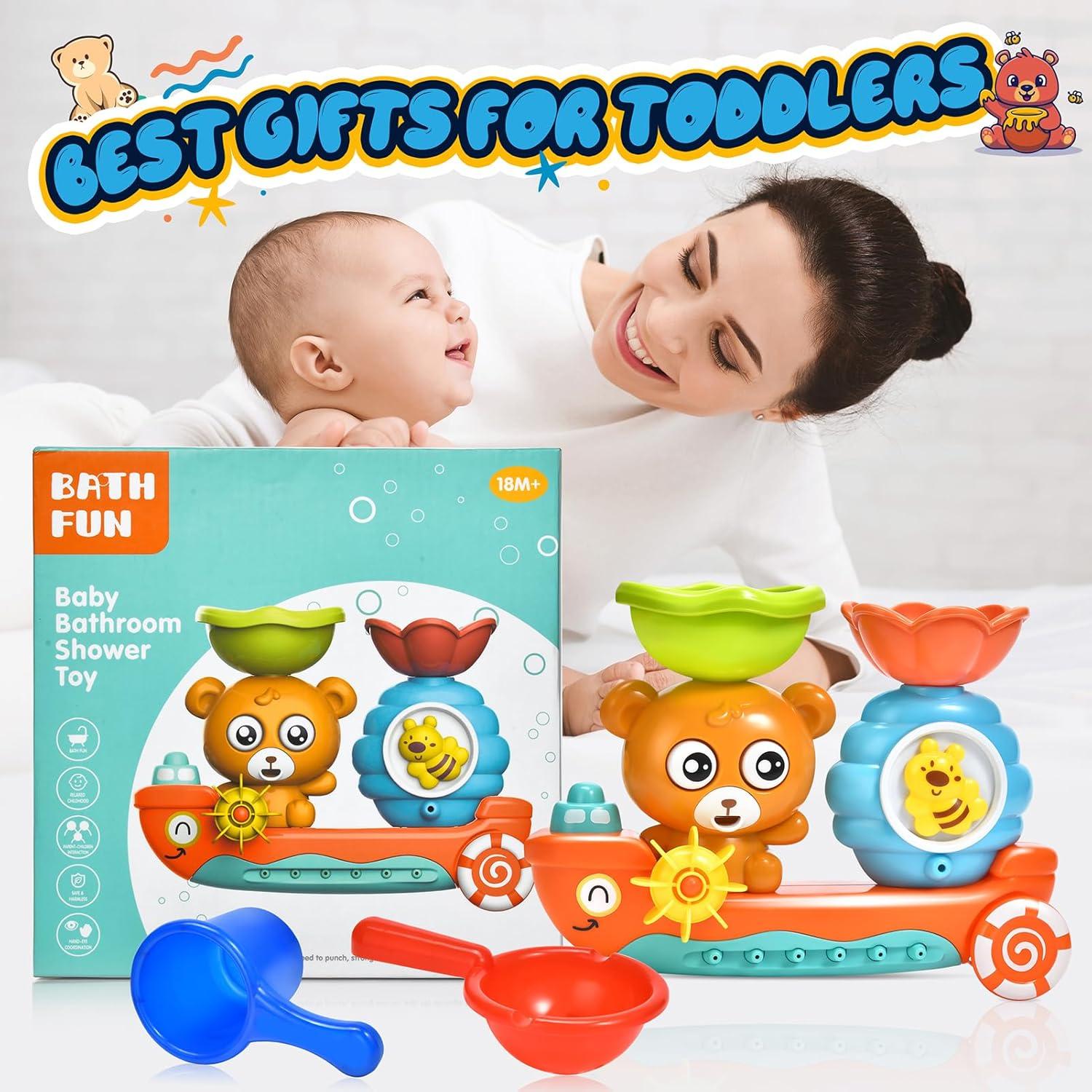 Juguetes de baño educativos GOODLOGO para bebés 1-3 años