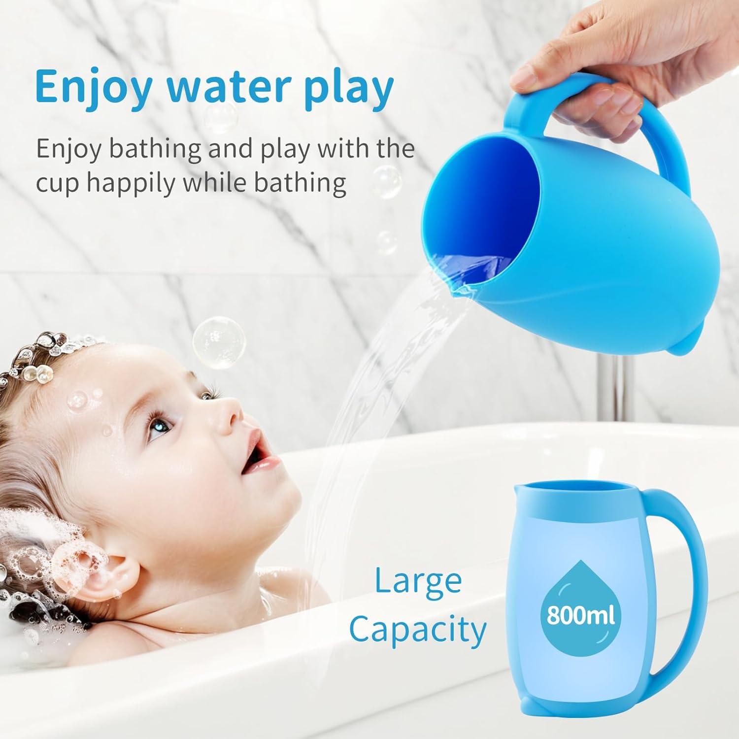 Taza de Enjuague para Bebé LOYATRO Azul 800ml Silicona