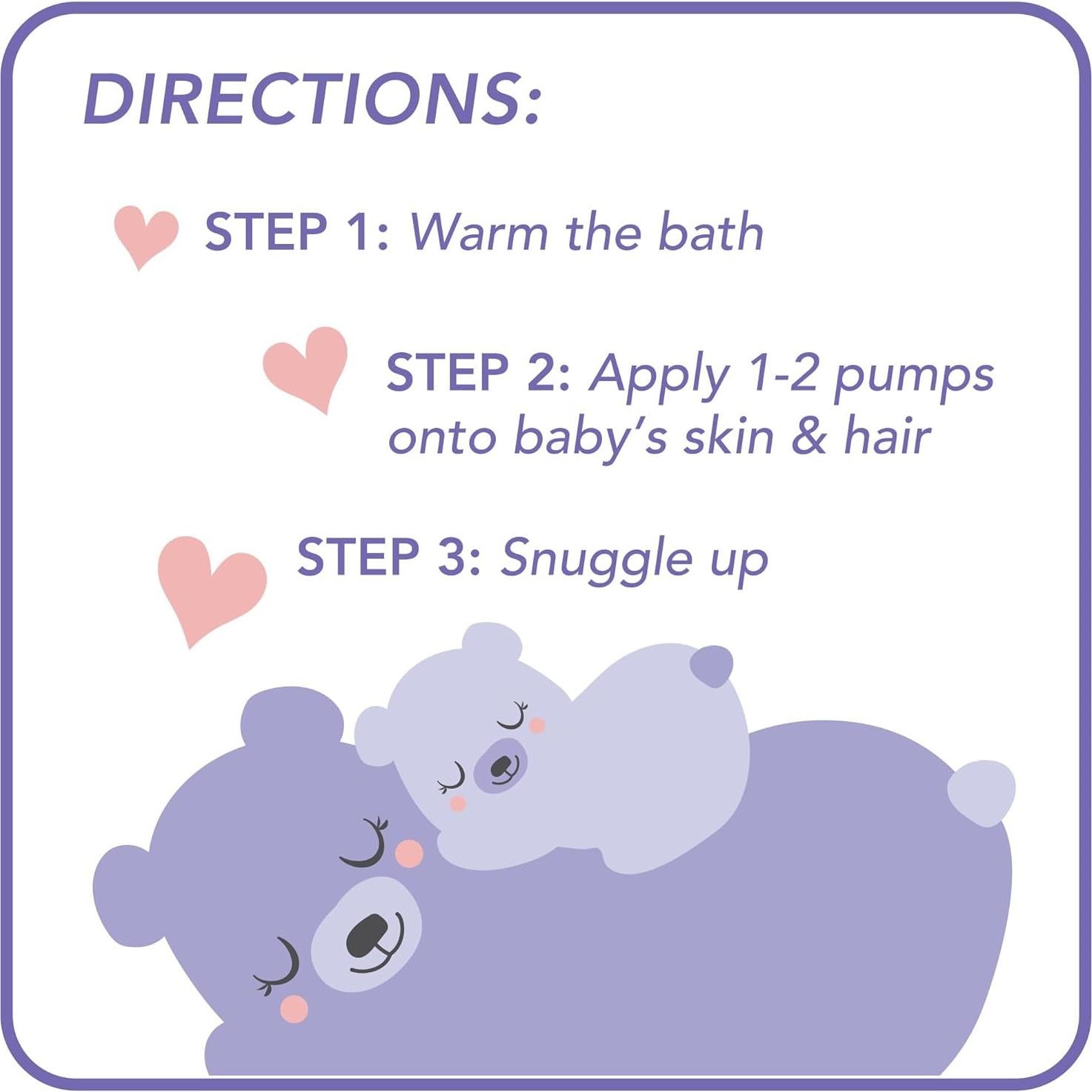 Jabón y Champú Espumoso Jergens Baby 532 ml - Sin Lagrimas